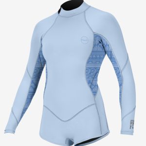 Girl's Bahia 2/1mm Back Zip L/S Surf Suit