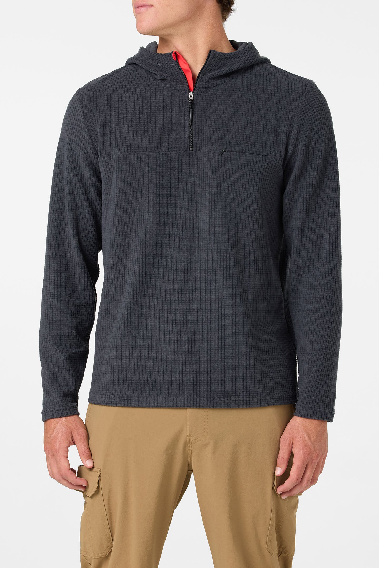 TRVLR Hooded Quarter Zip Long Sleeve Pullover - Image 2