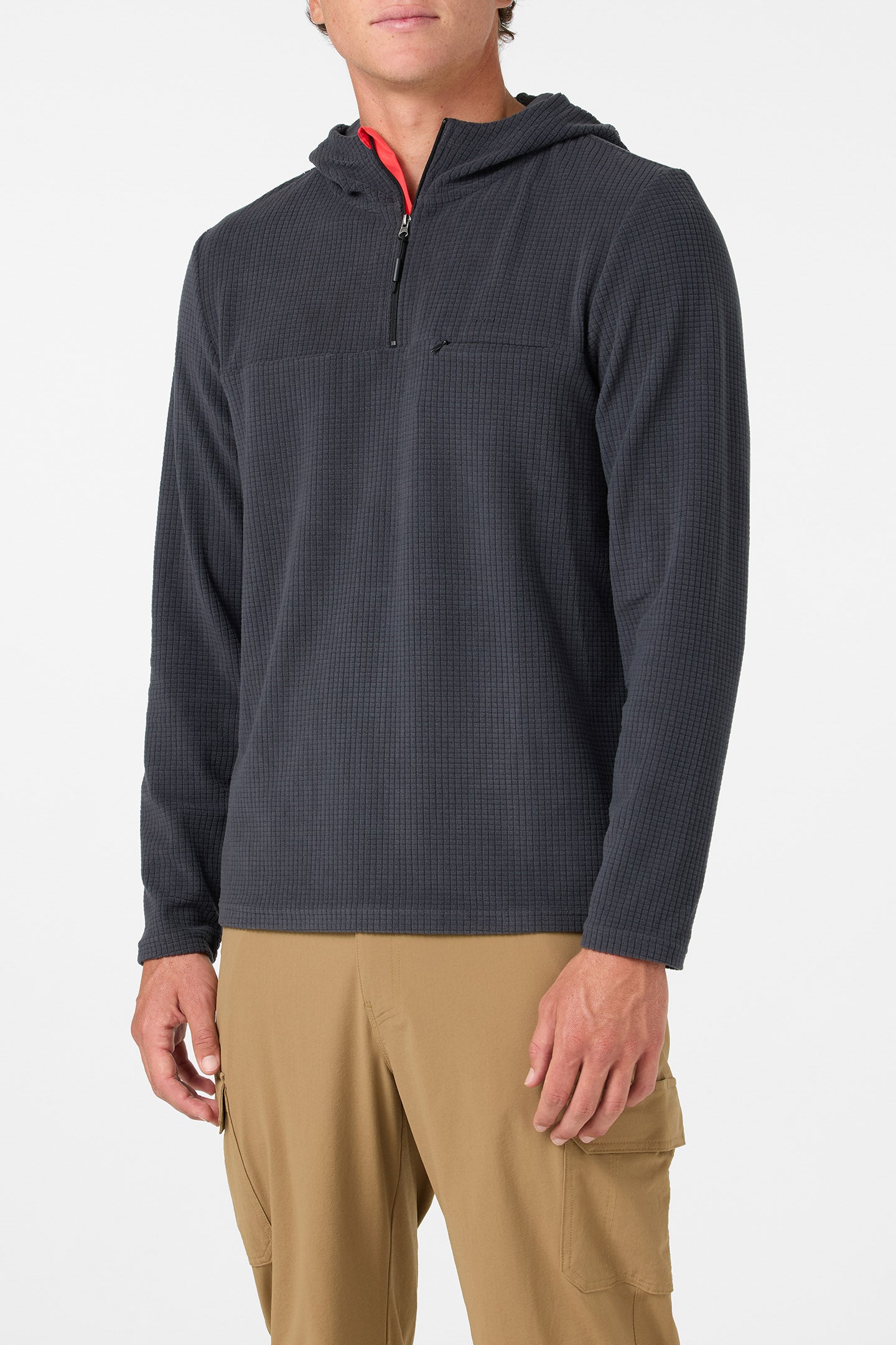 TRVLR Hooded Quarter Zip Long Sleeve Pullover - Image 3
