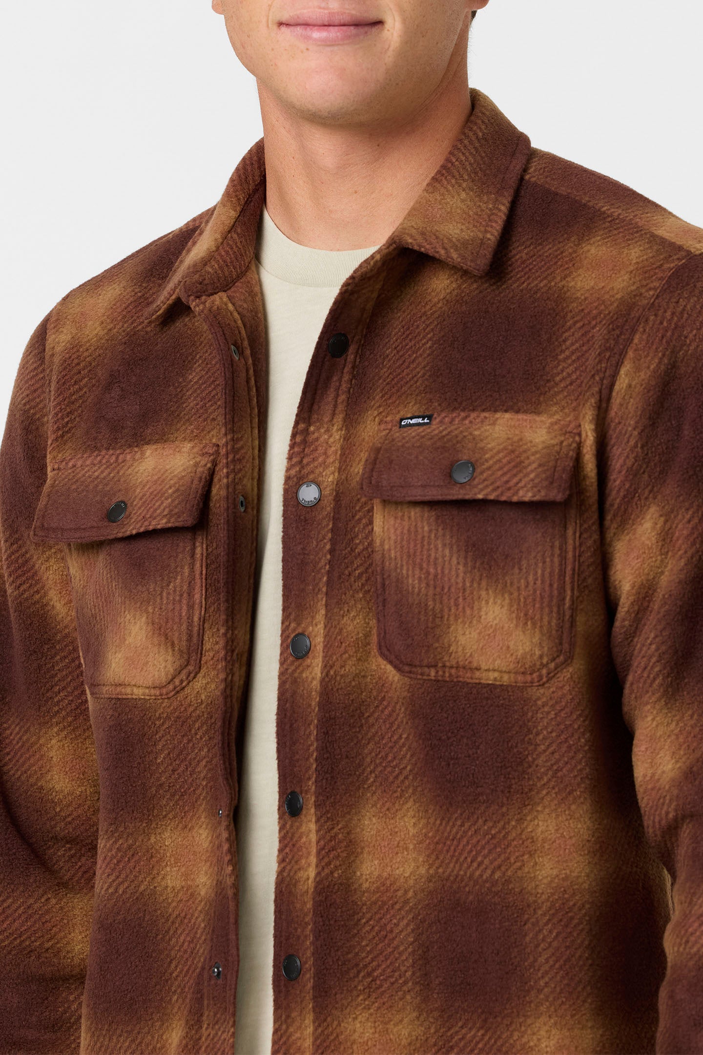 Glacier Plaid Superfleece Long Sleeve Shirt - Image 4
