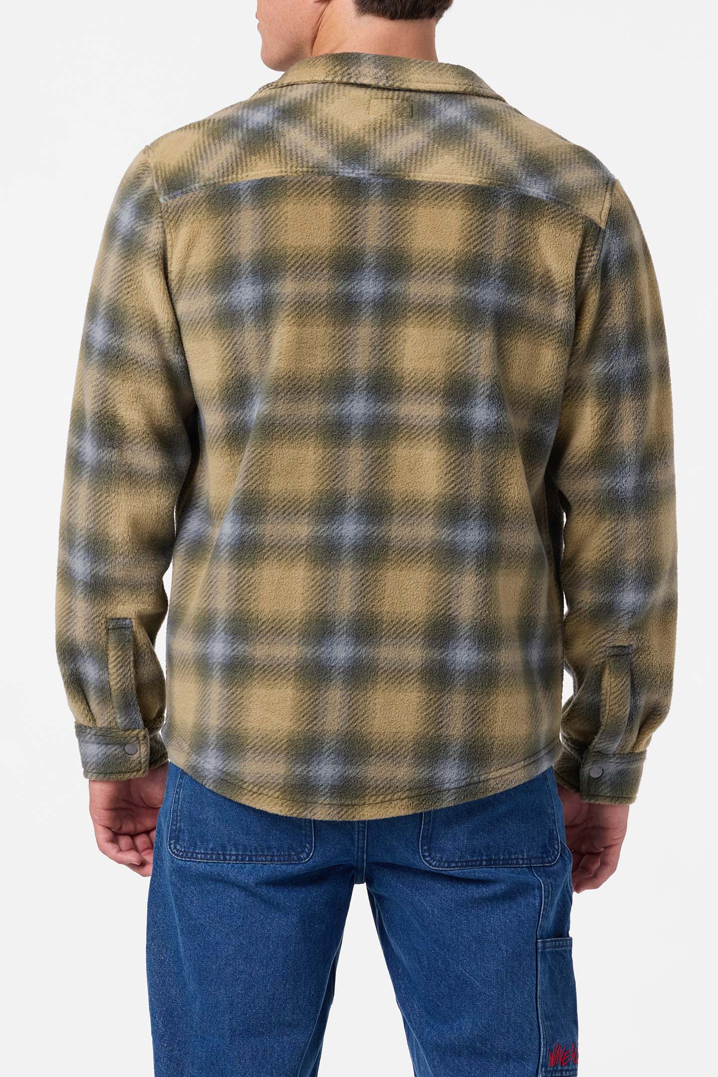 Glacier Plaid Superfleece Long Sleeve Shirt - Image 5