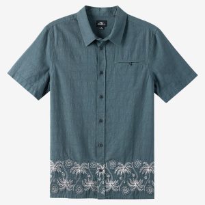 Palm Banded Woven Shirt