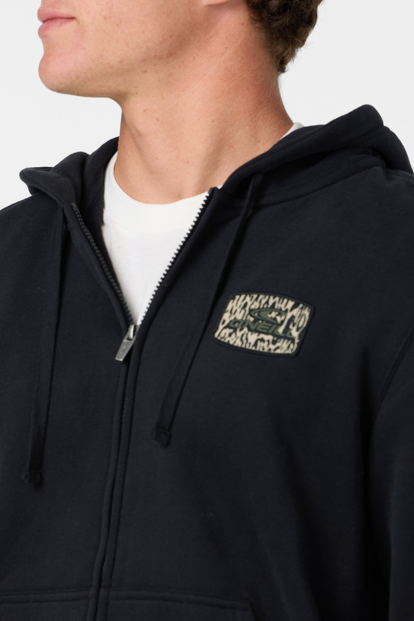 Patched Classic Zip Hoodie - Image 4