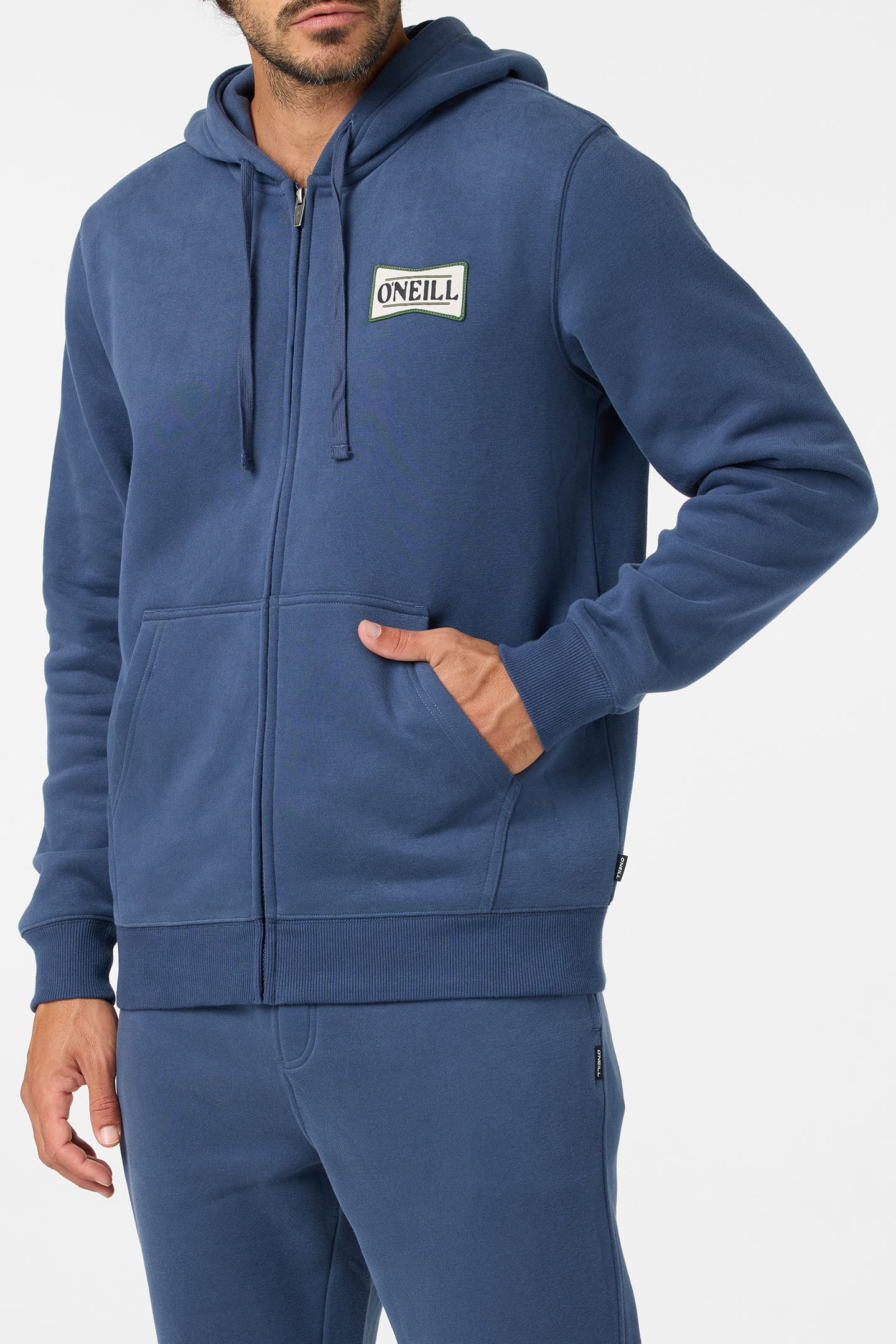 Patched Classic Zip Hoodie - Image 3