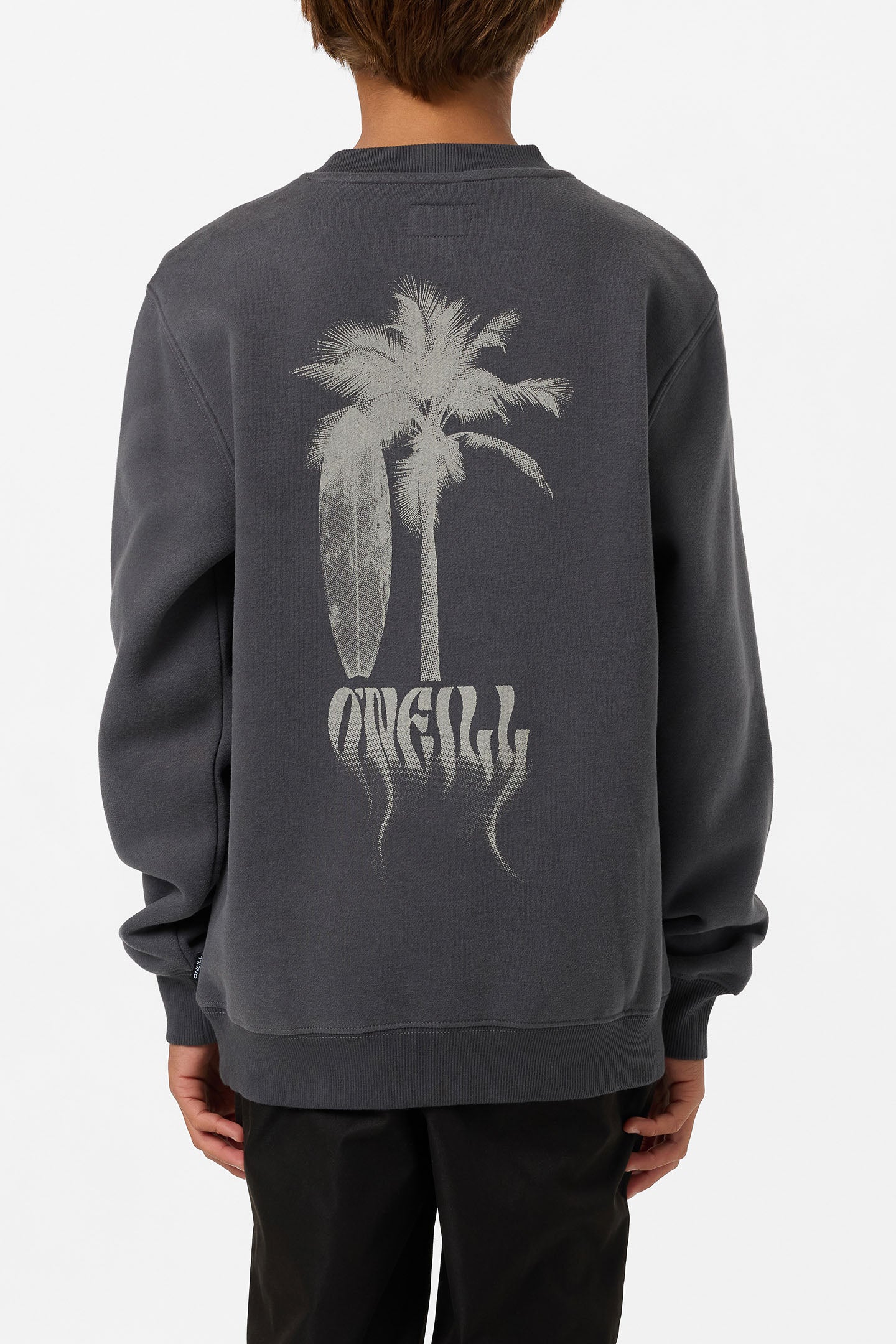 Boy's Shadow Classic Crew Neck Fleece - Image 5