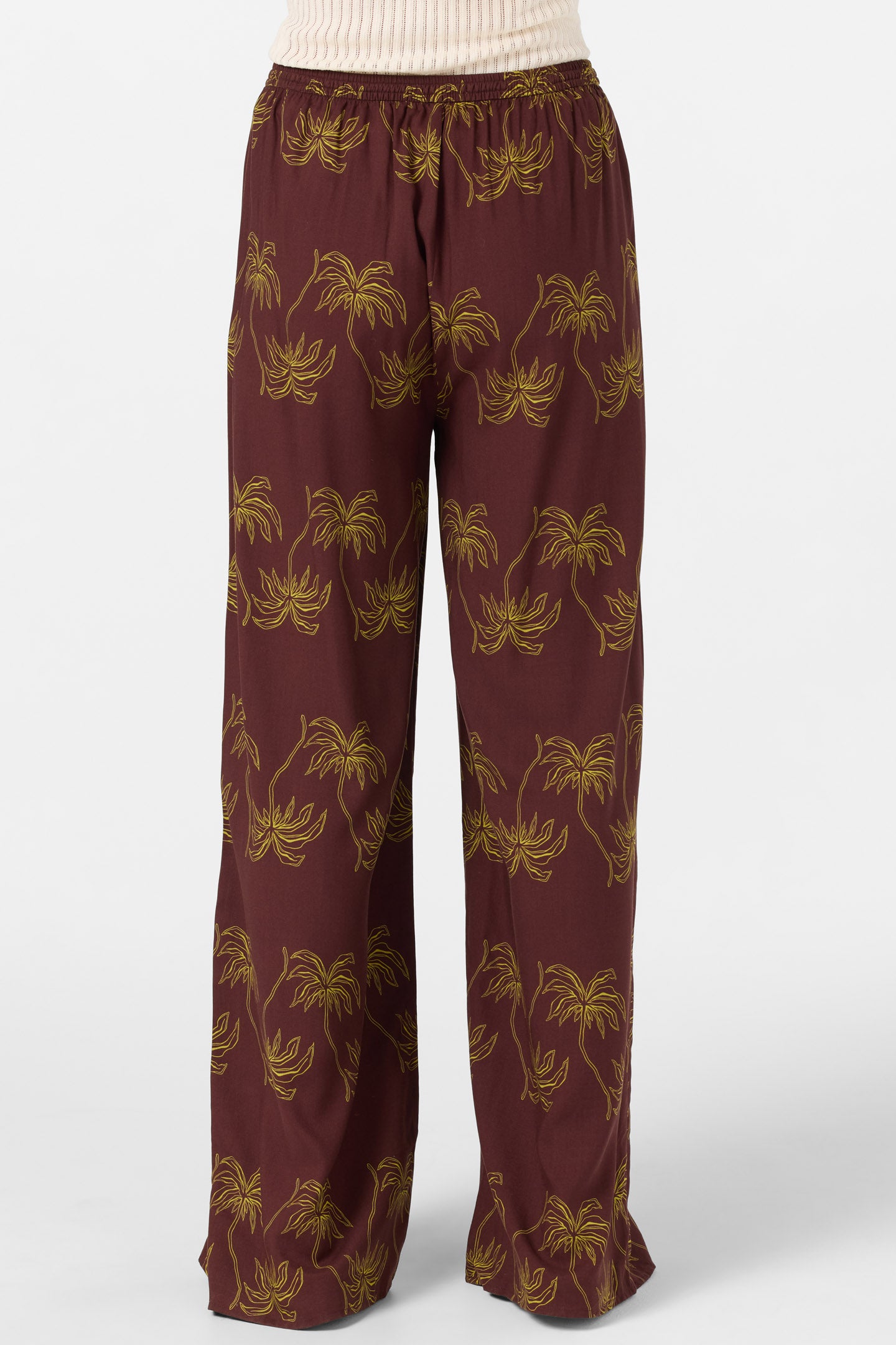 Rosalie Palm Stripe Pants - Image 7