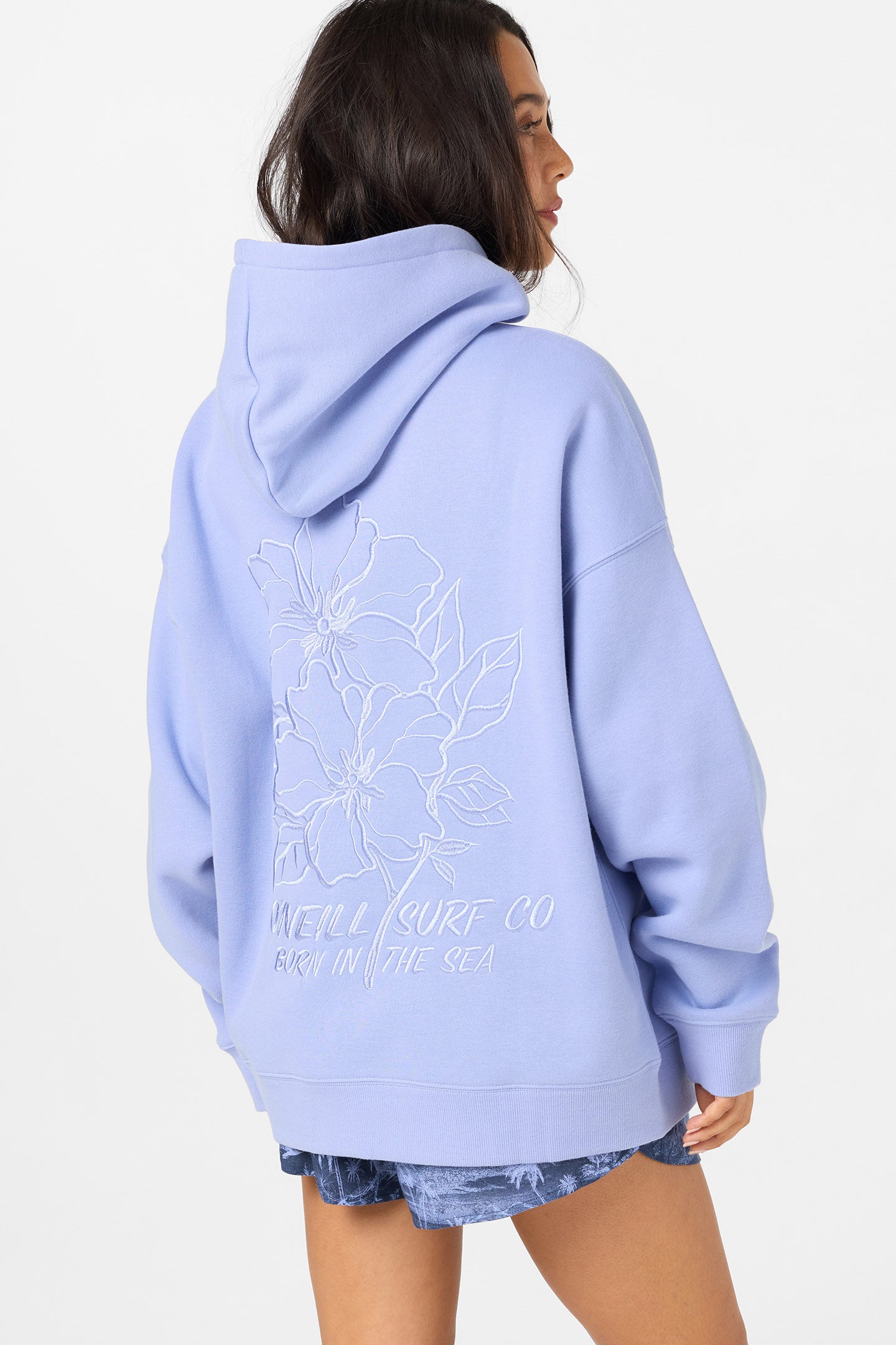 Born In The Sea Oversized Hoodie - Image 2
