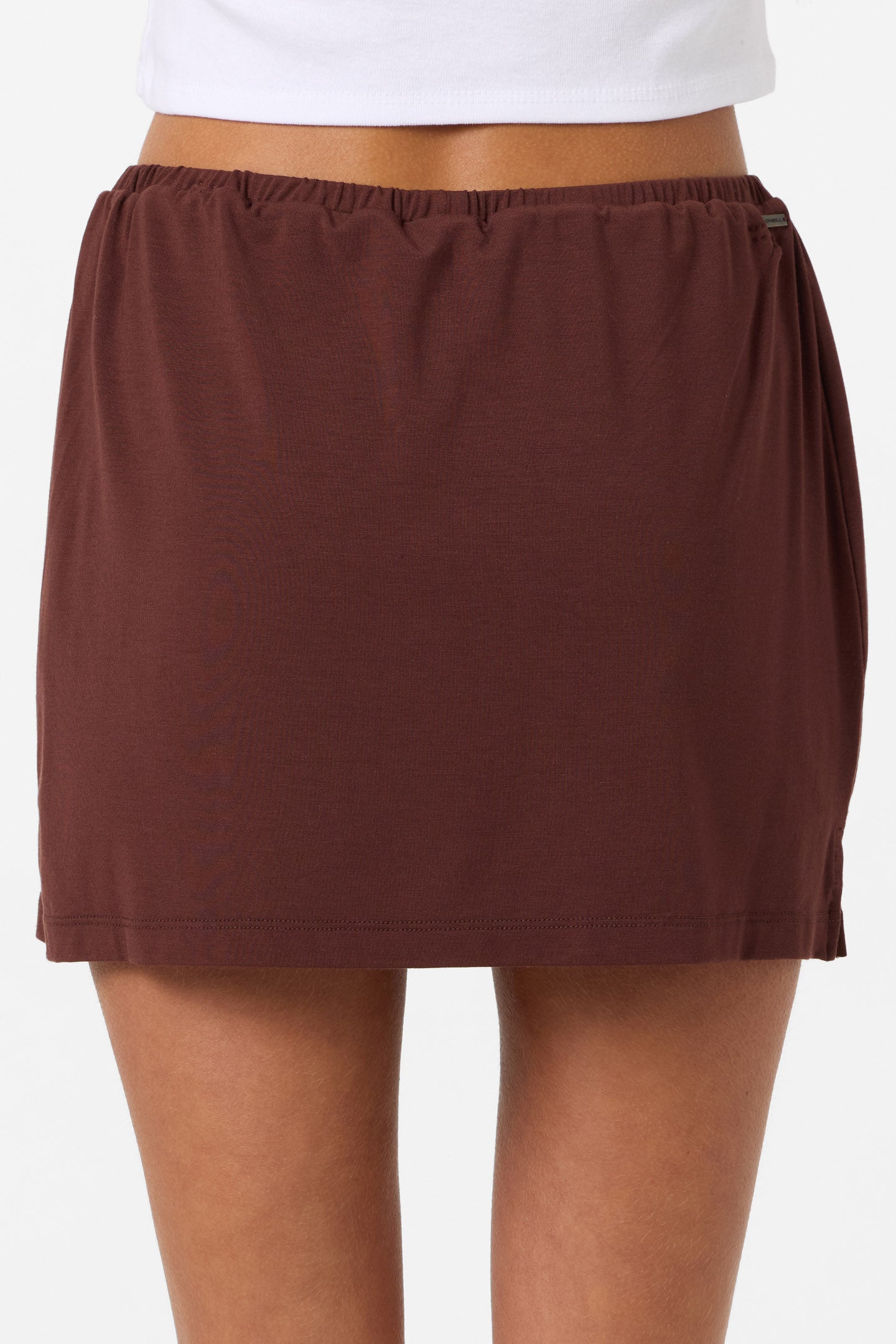 Alyssa Solid Knit Short Skirt - Image 7