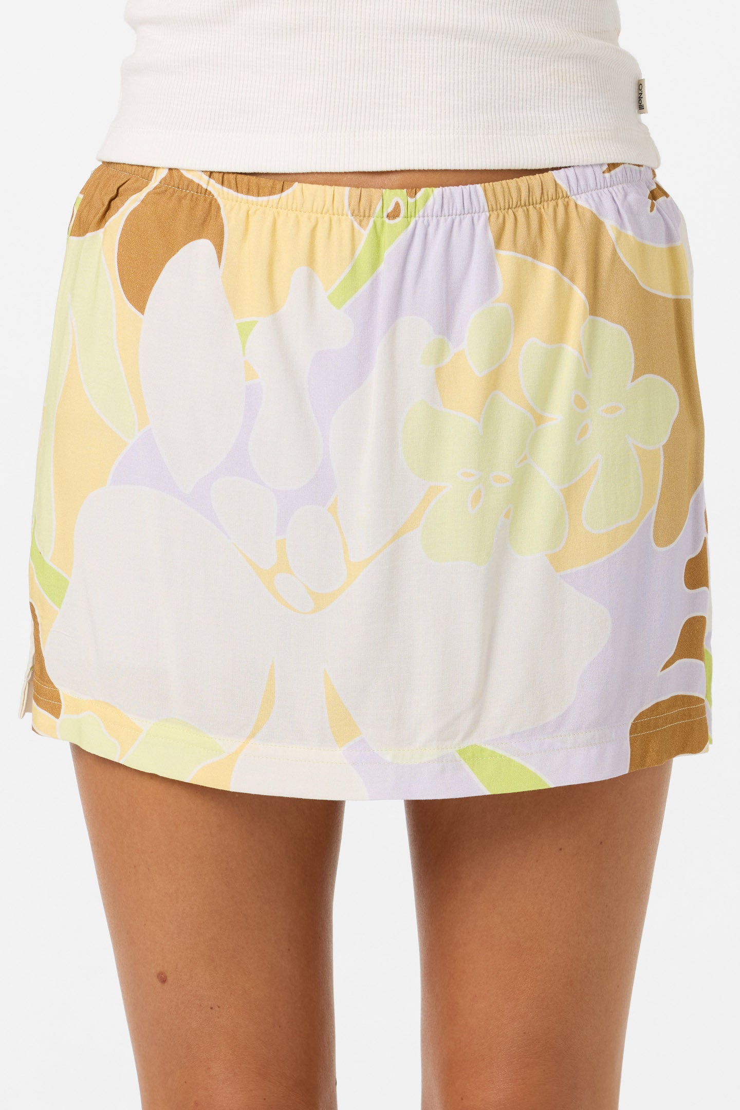 Alyssa Leah Tropical Woven Short Skirt - Image 5