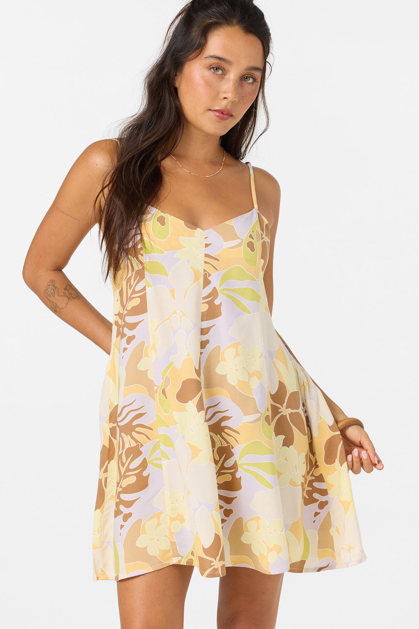 Darcy Leah Tropical Mini Dress - Image 6