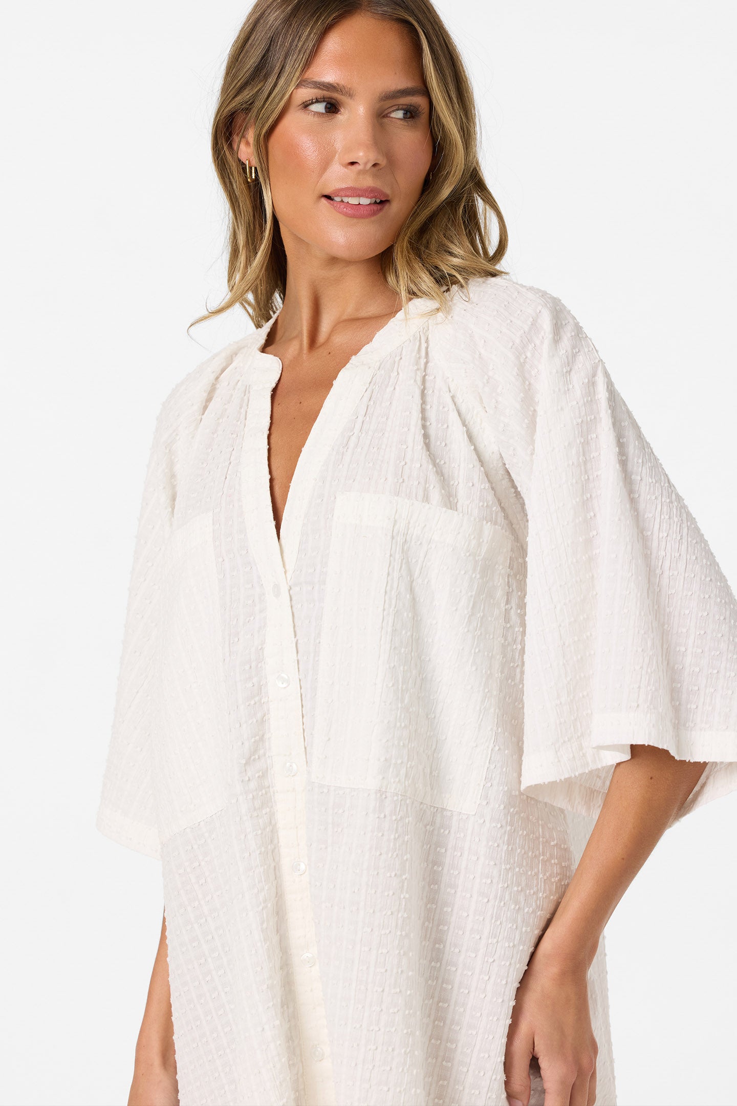 Shay Cover-Up Shirt Dress - Image 5