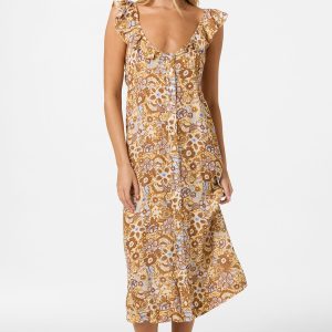 Carrington Izabelle Floral Midi Dress