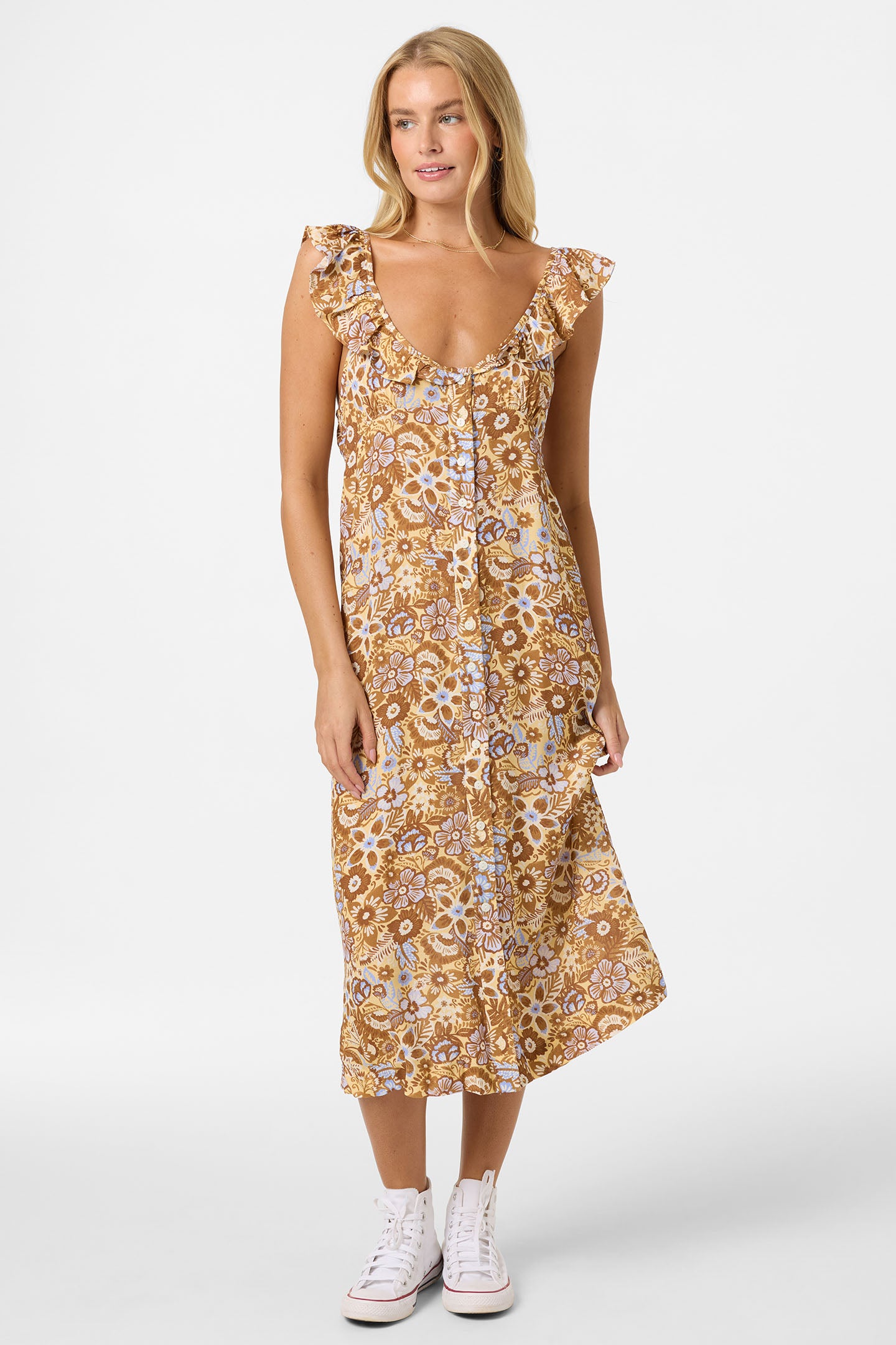 Carrington Izabelle Floral Midi Dress