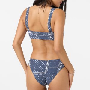 O'Riginals Zoey Bandana Blue Lagoon Full Bikini Bottoms