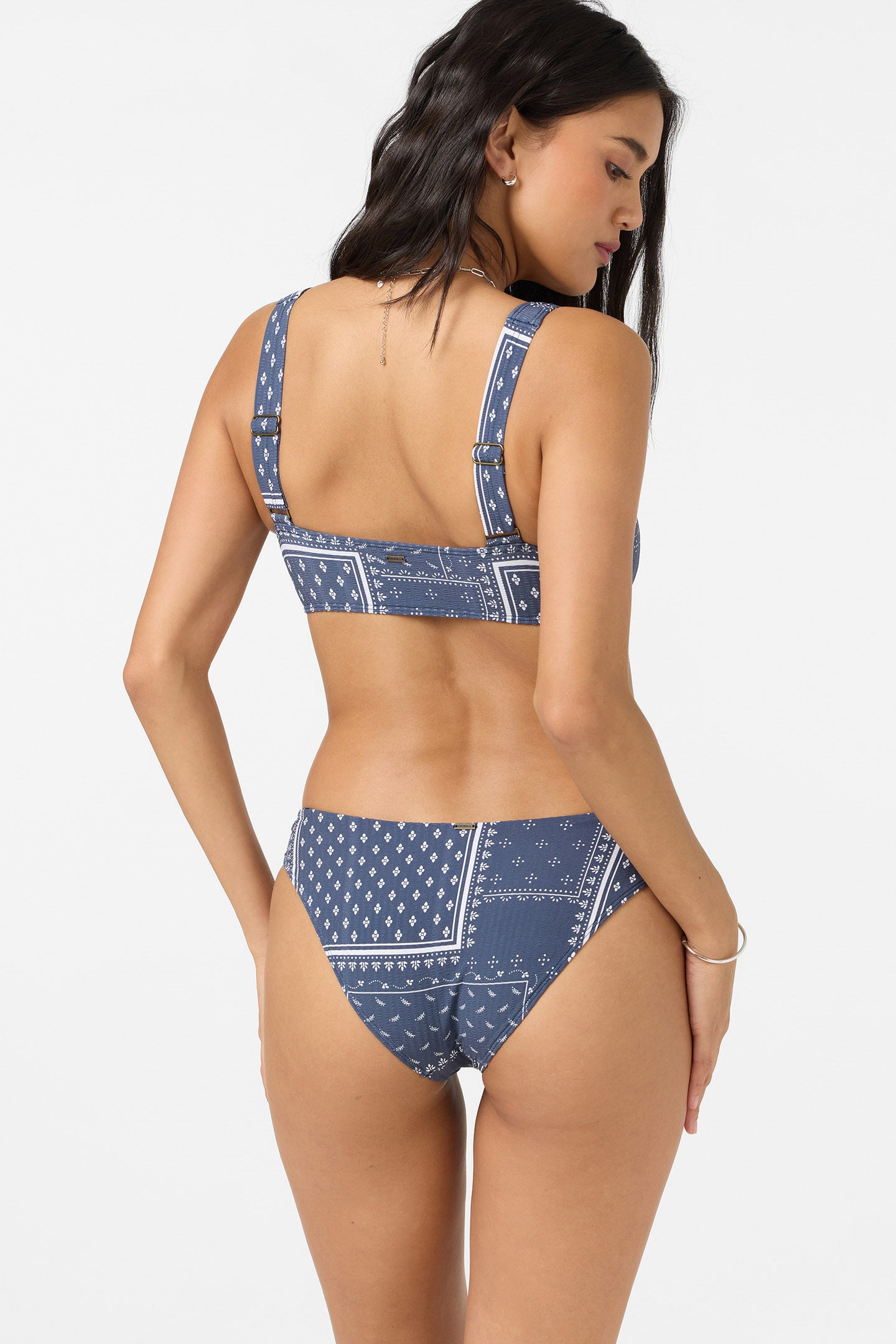 O'Riginals Zoey Bandana Blue Lagoon Full Bikini Bottoms