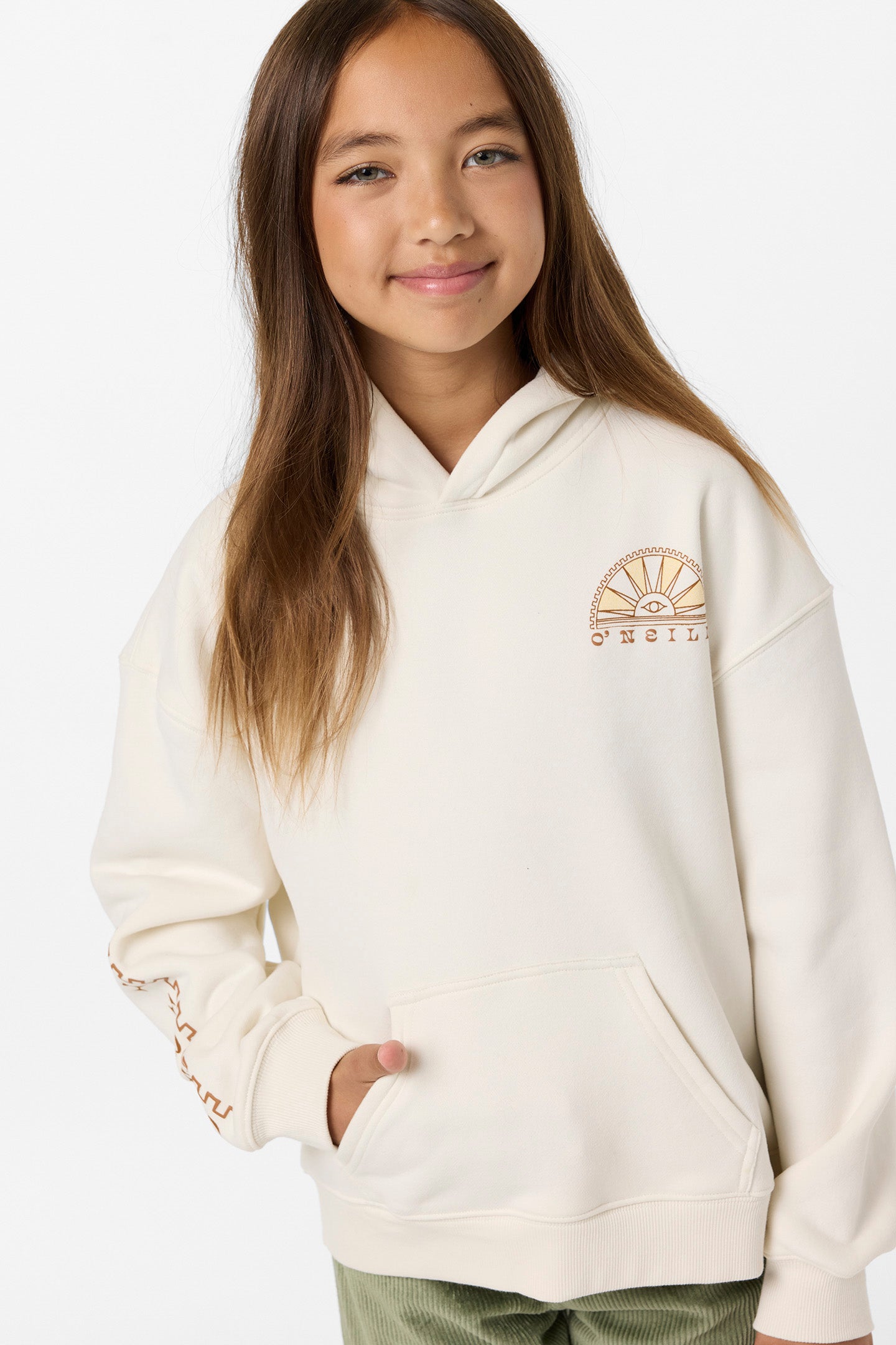 Girl's Sun Eye Oversized Hoodie - Image 4