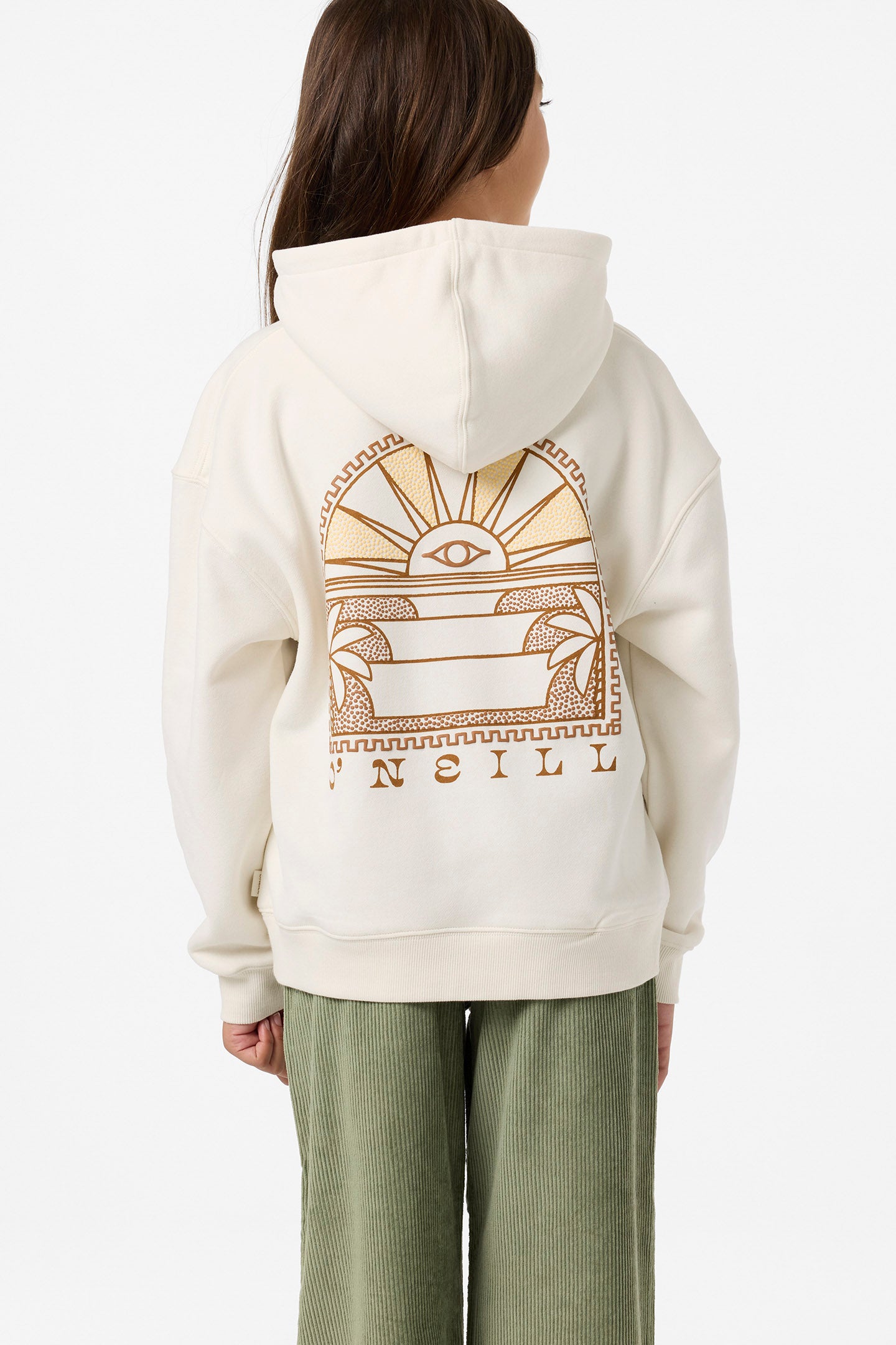 Girl's Sun Eye Oversized Hoodie - Image 2
