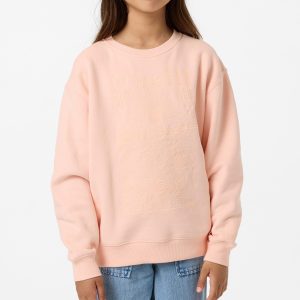 Girl's Chore Break Oversized Crew Neck Fleece