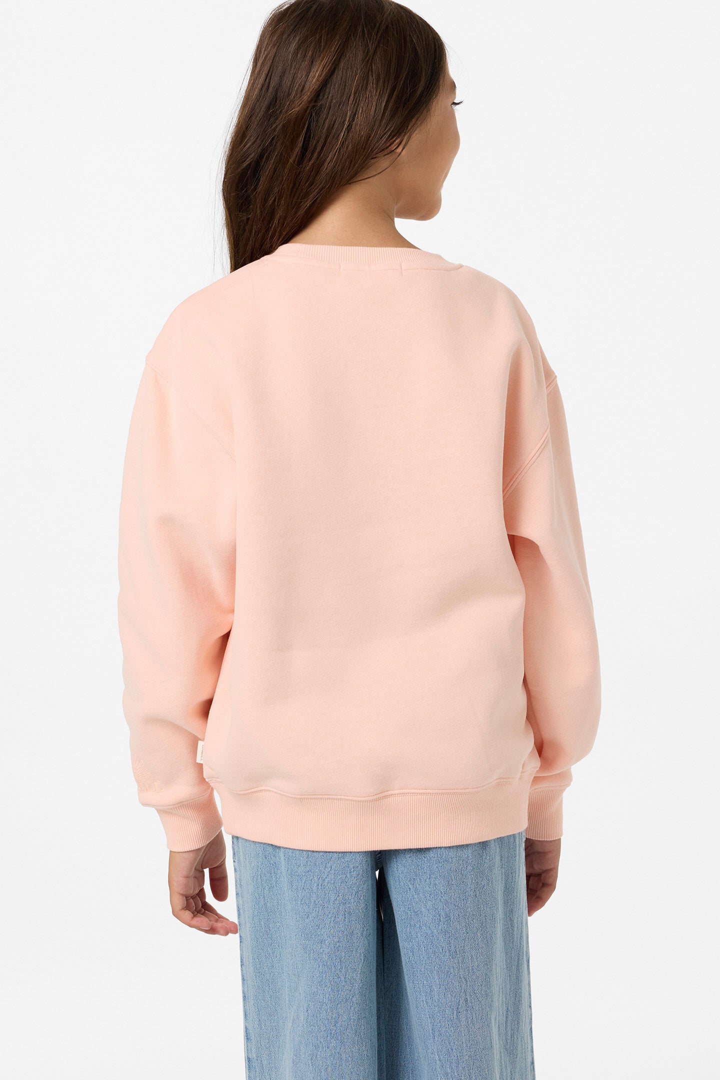 Girl's Chore Break Oversized Crew Neck Fleece - Image 2
