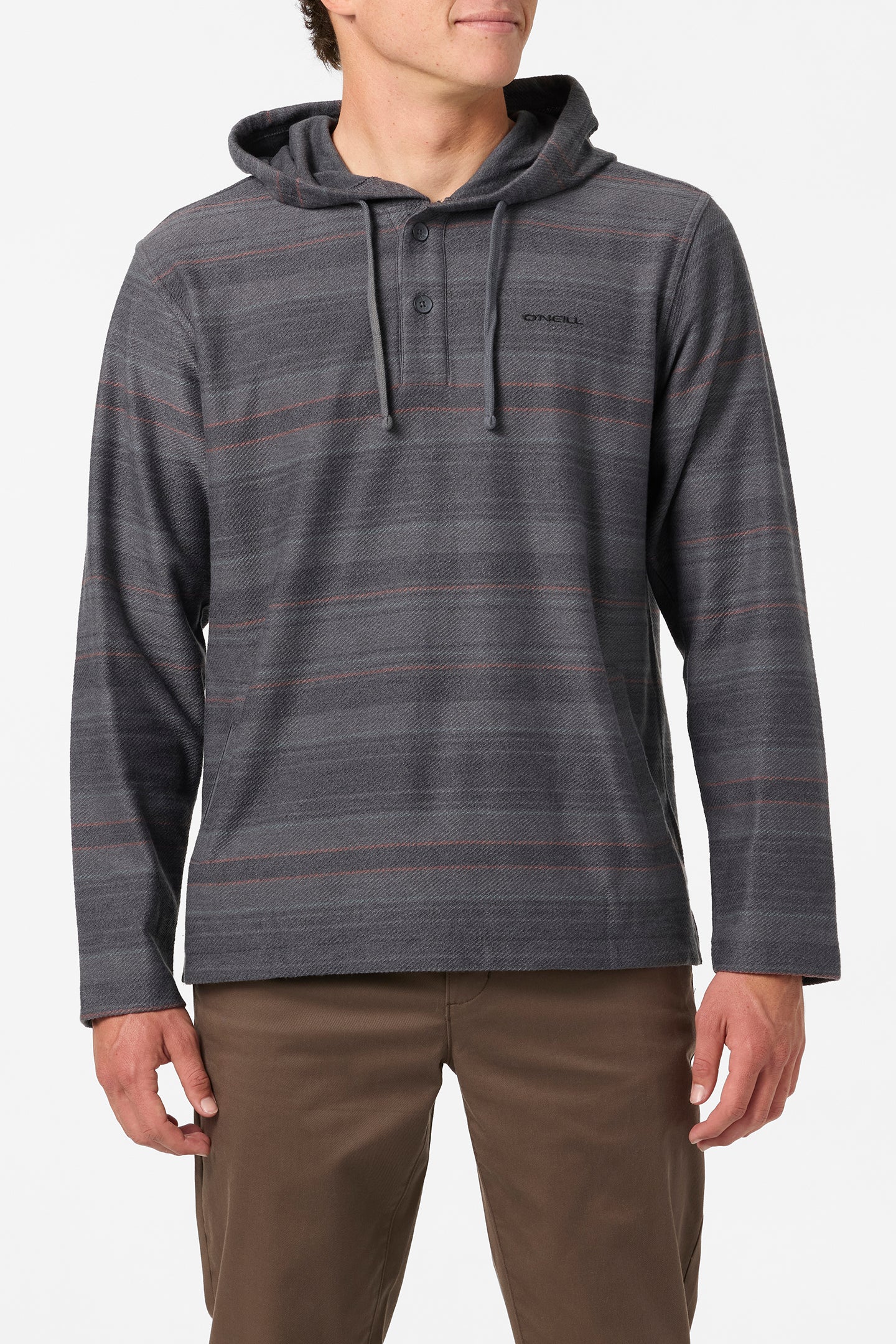 Bavaro Stripe Poncho Pullover Fleece - Image 2