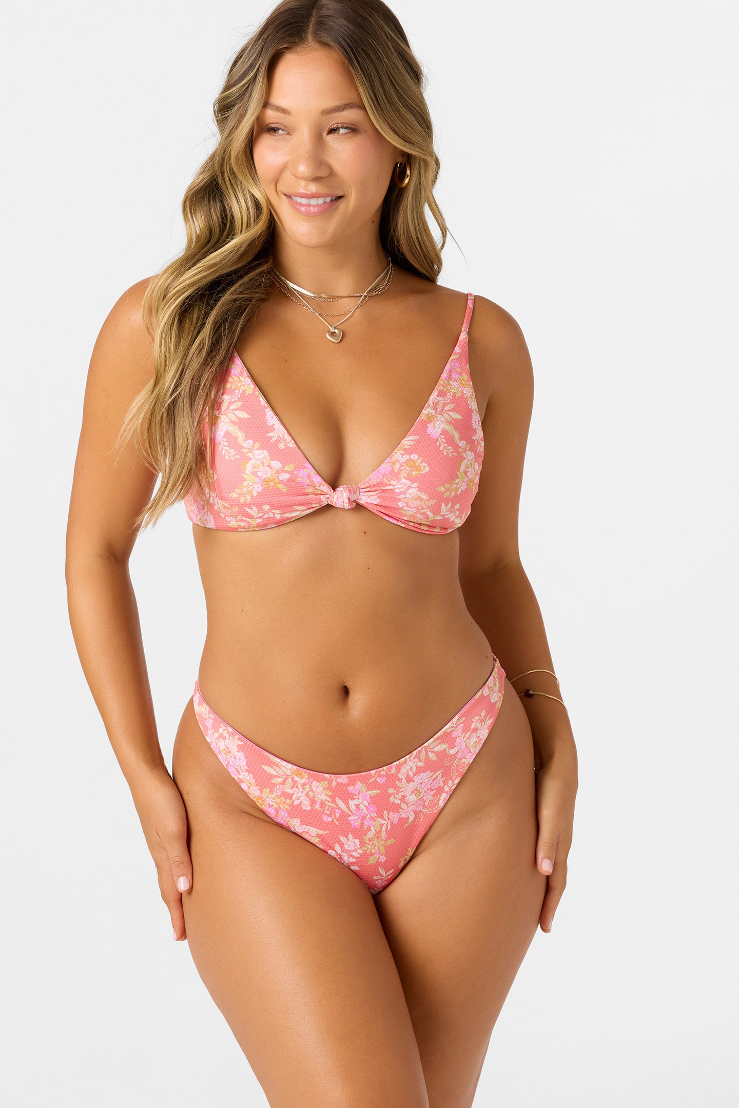 Nayomi Floral Flamenco Cheeky Bikini Bottoms - Image 2