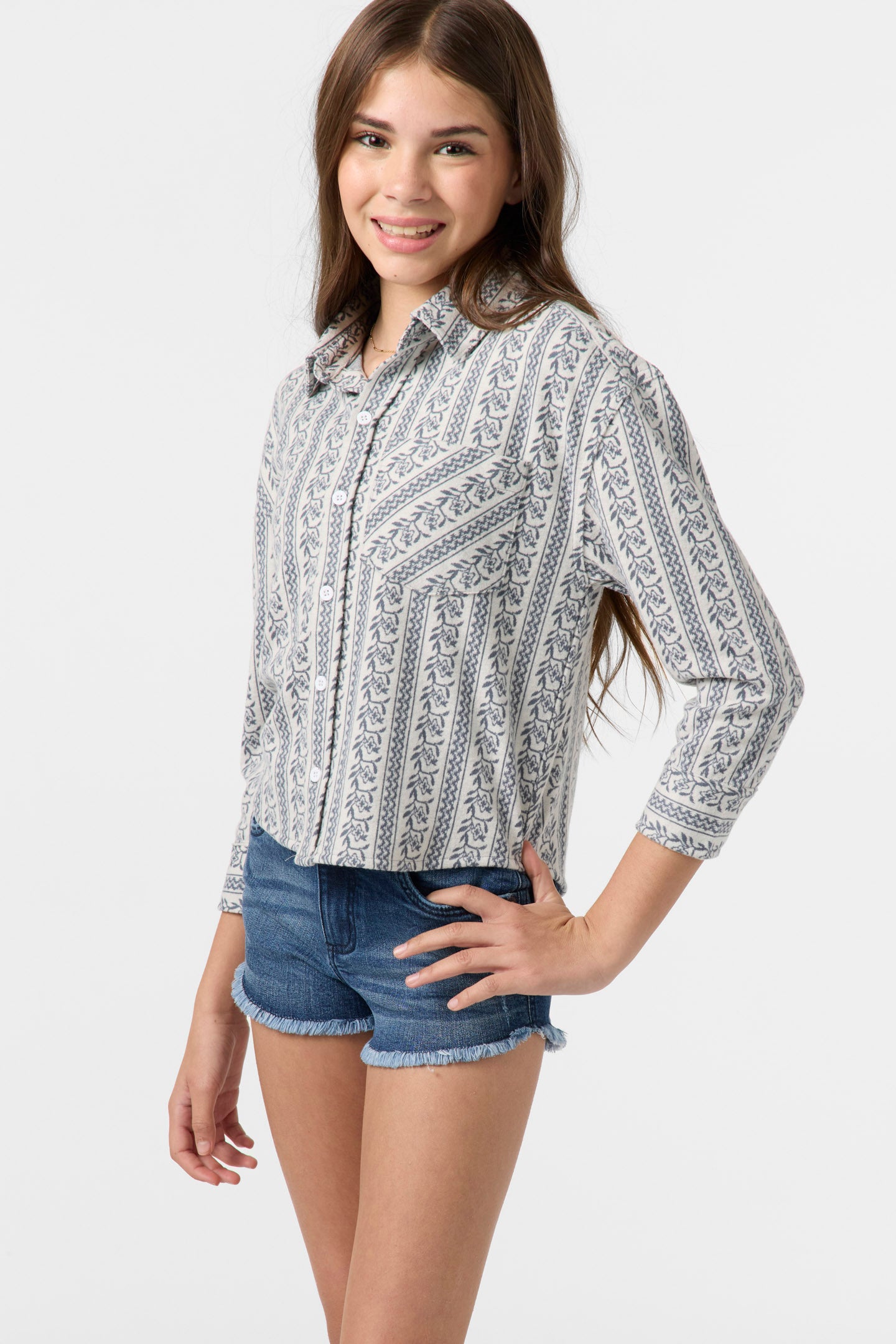 Girl's Jordyn Long Sleeve Top - Image 5