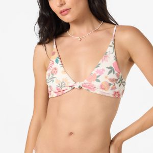 Camellia Floral Pismo Bralette Bikini Top