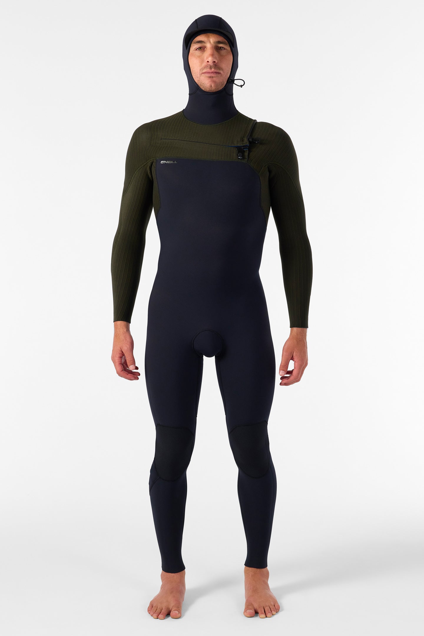 Hyperfreak 4/3mm+ Chest Zip Full Wetsuit W/ Hood - Image 2