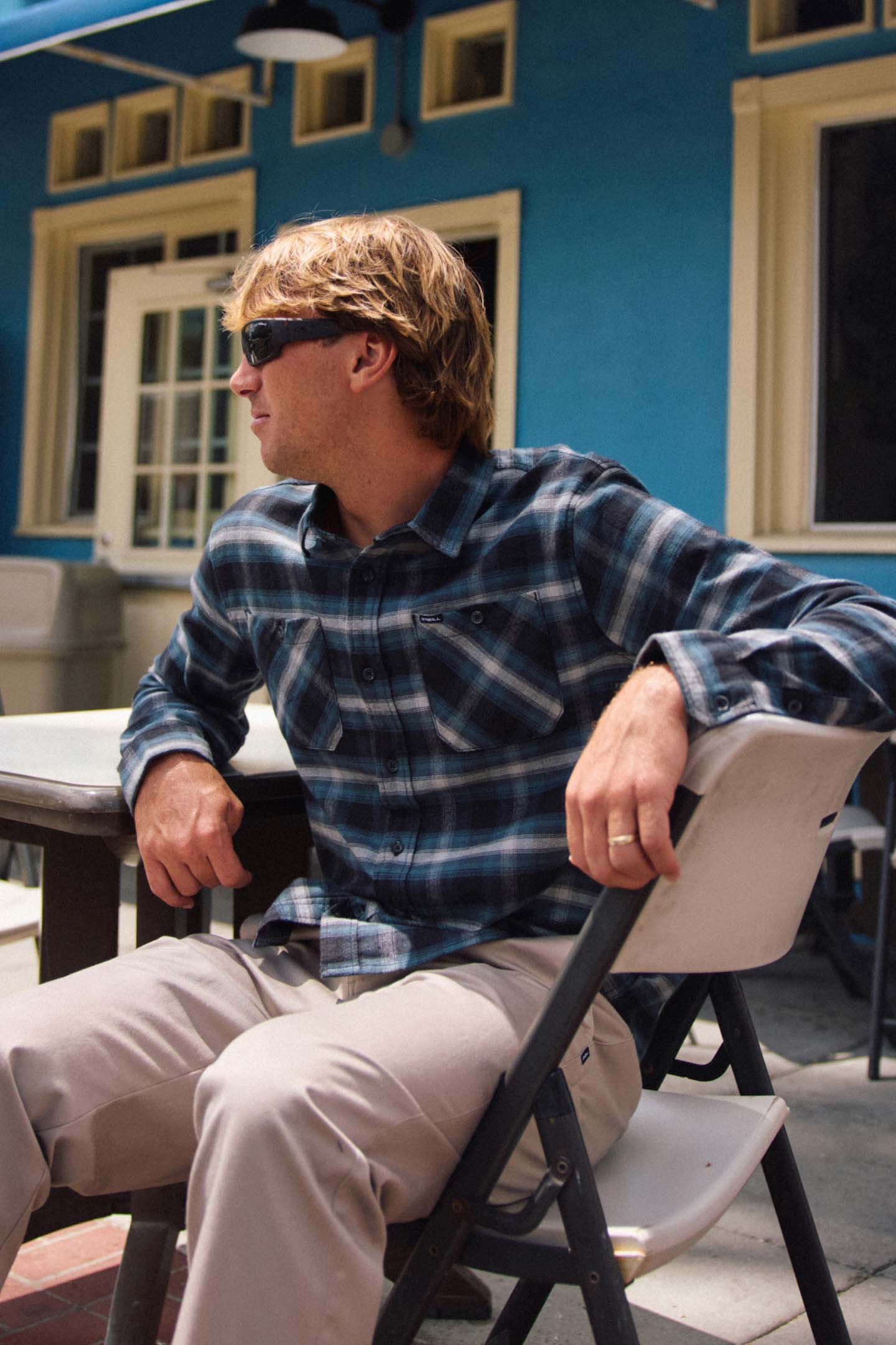 Glacier Plaid Superfleece Long Sleeve Shirt