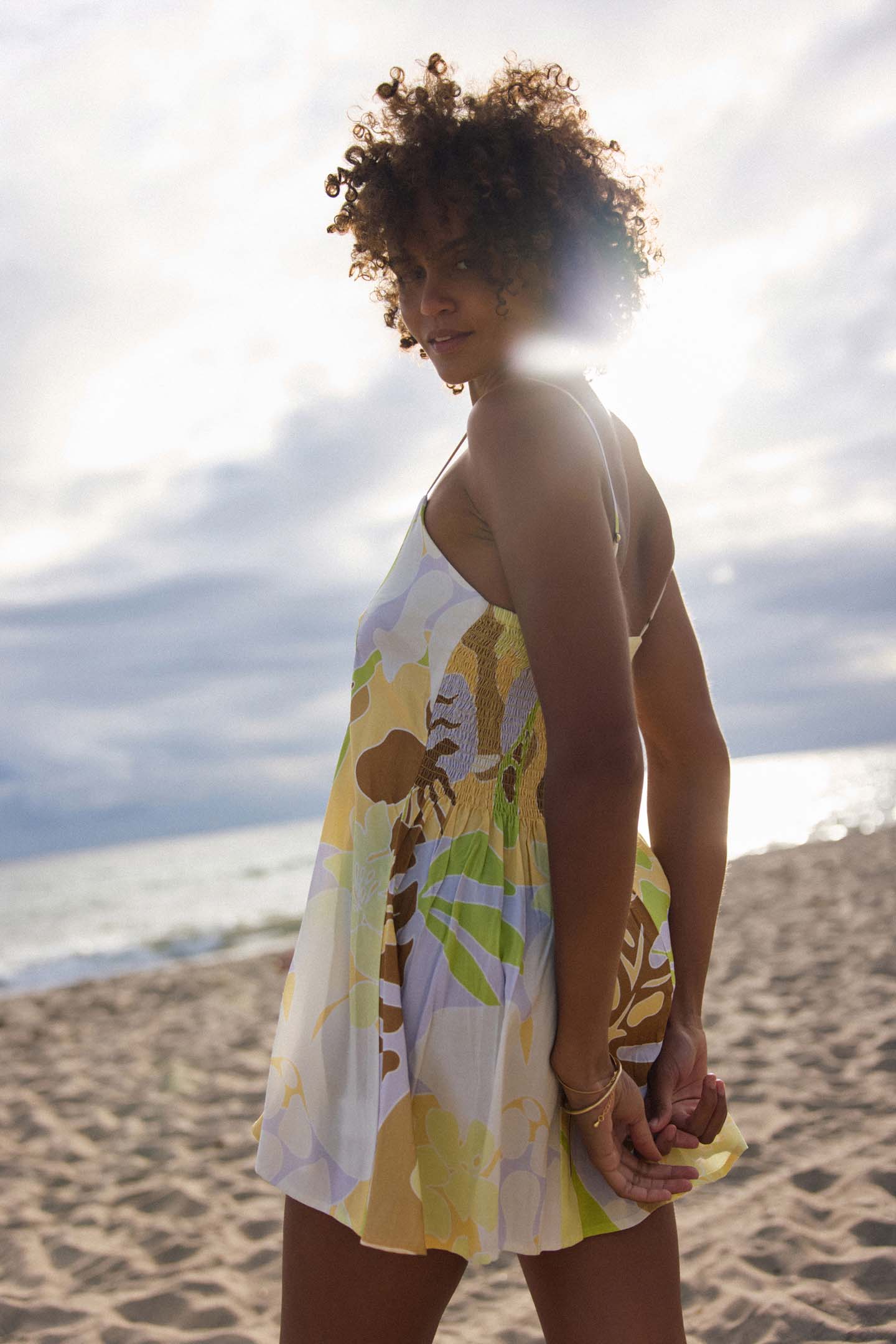 Darcy Leah Tropical Mini Dress - Image 8