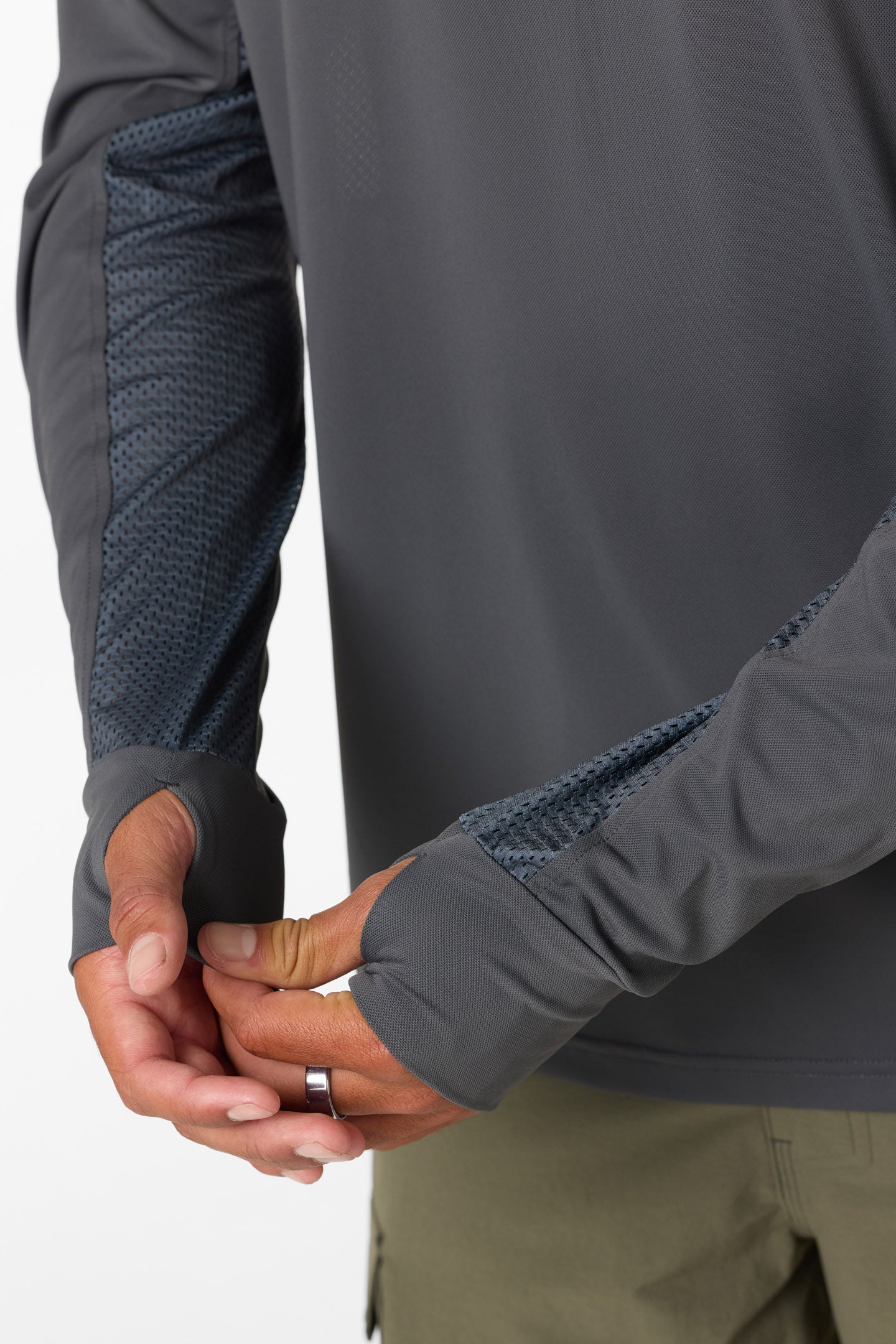 TRVLR UPF Elevated Hooded Long Sleeve Pullover - Image 6