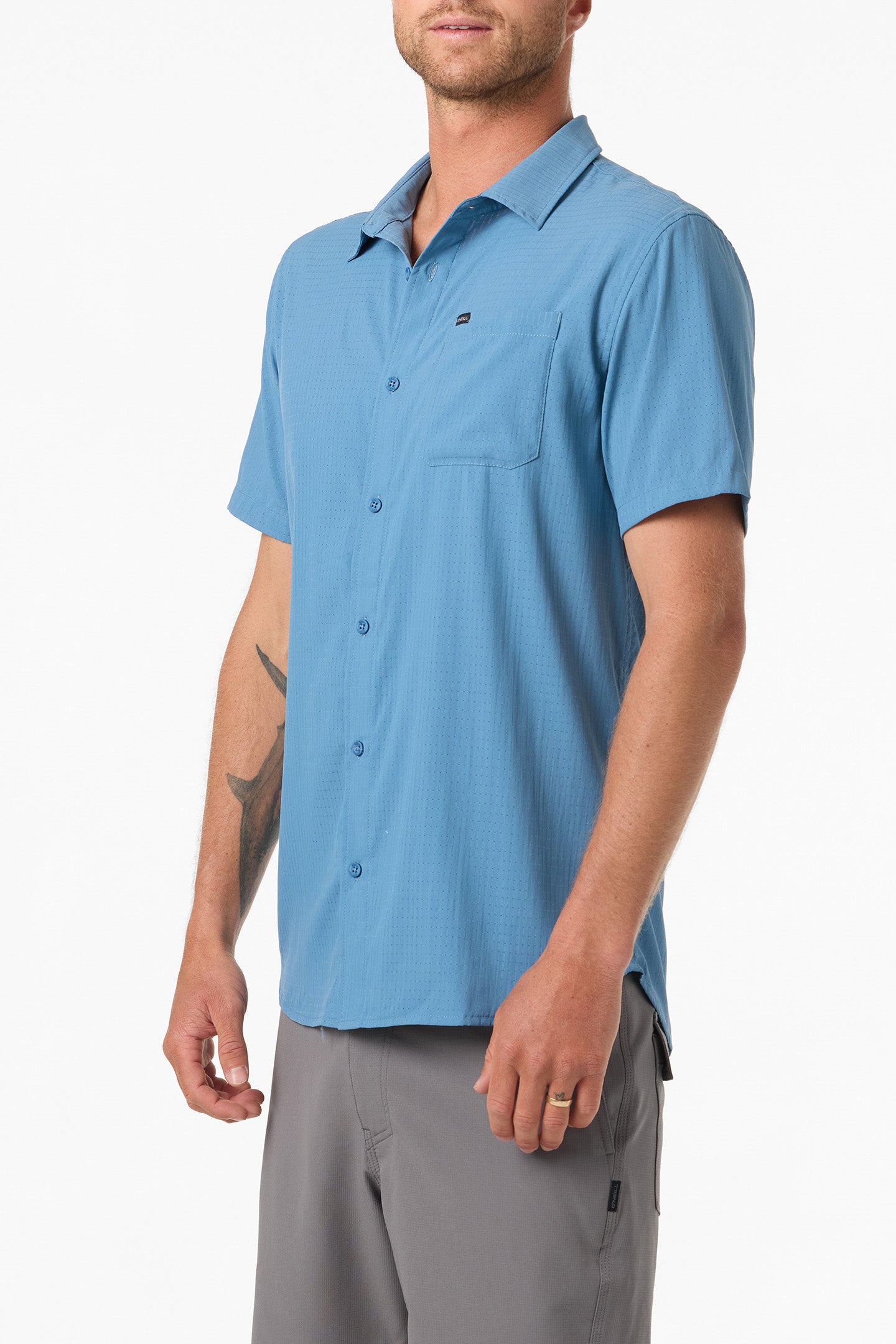 TRVLR Perforated Standard Fit Shirt - Image 3