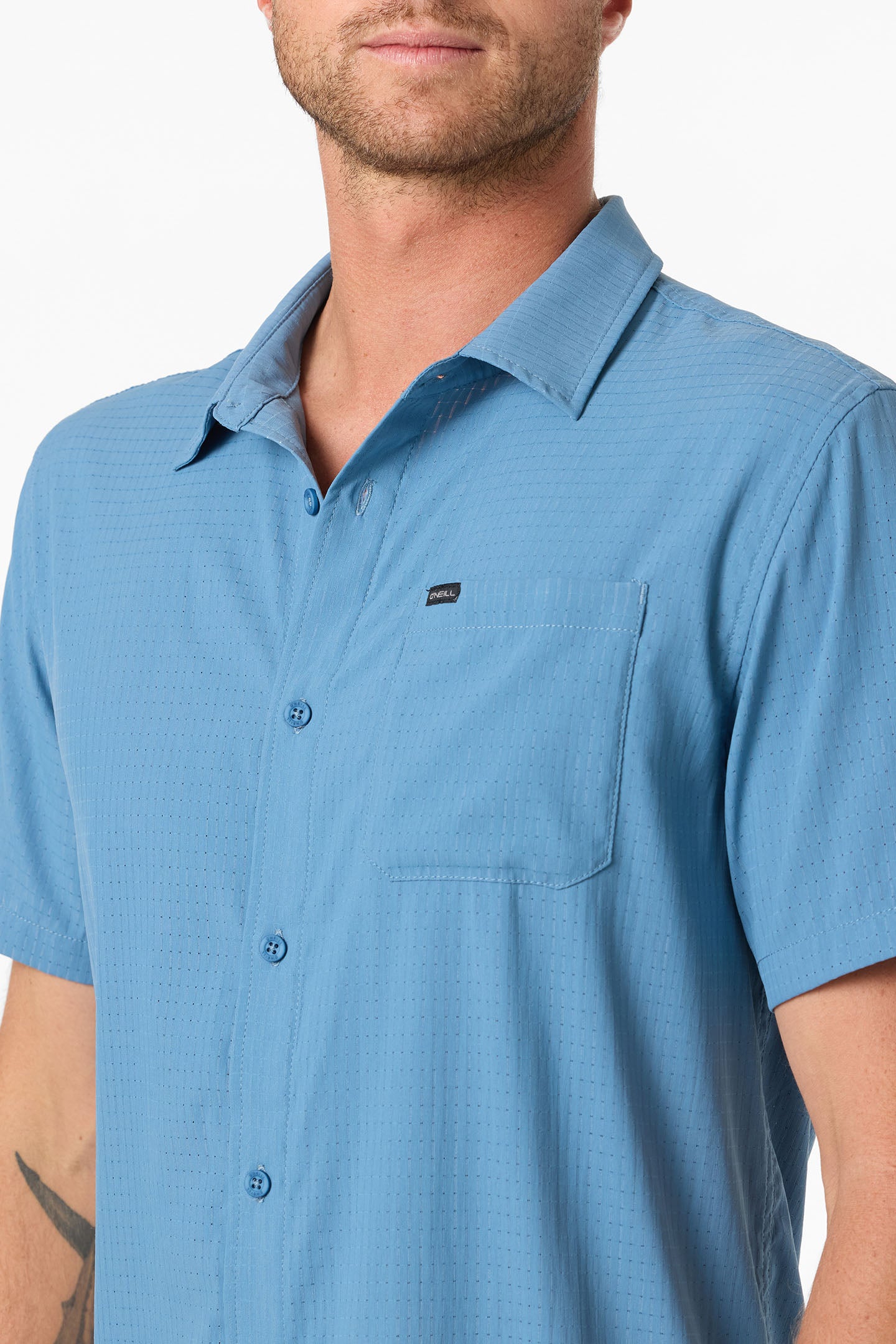 TRVLR Perforated Standard Fit Shirt - Image 4