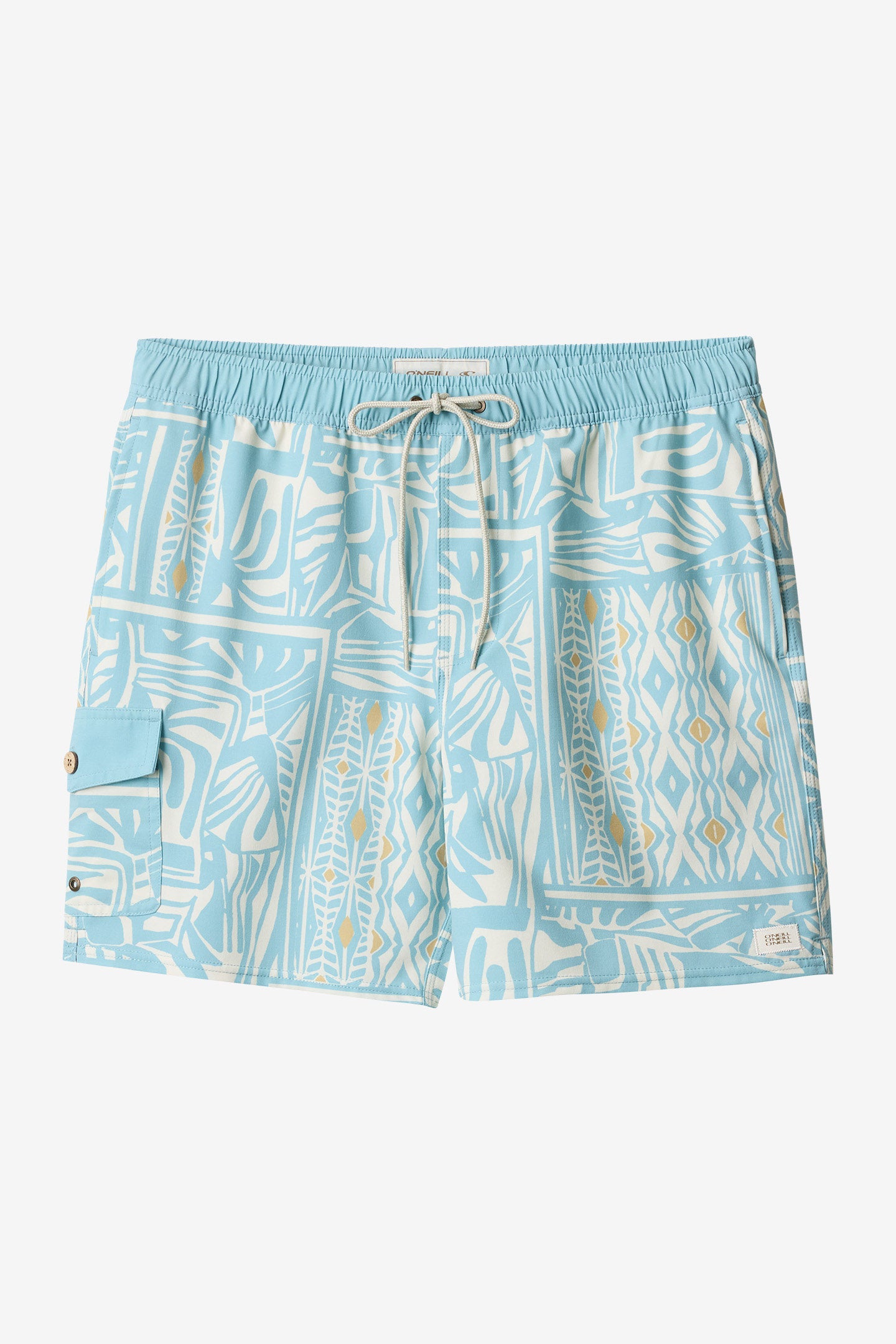 Hermosa Retro 17 Elastic Waist Swim Trunks