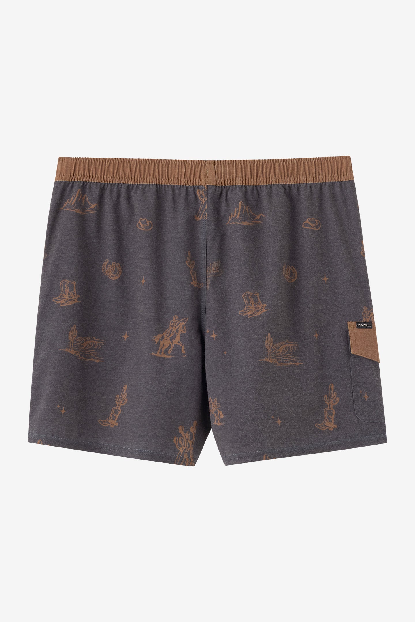 Hermosa Retro 17 Elastic Waist Swim Trunks - Image 6