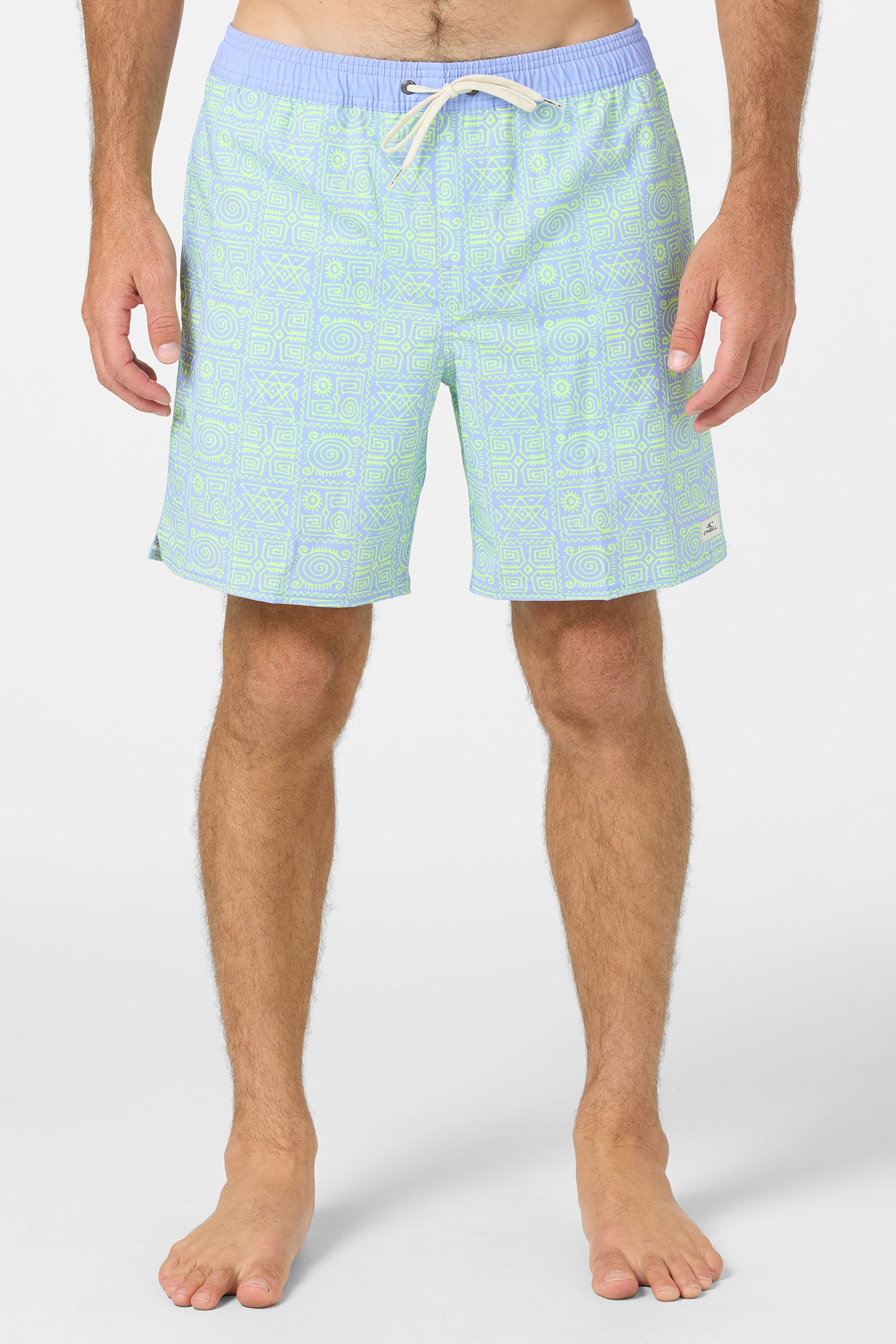 Hermosa Elastic Waist Lined 17 Swim Trunks - Image 2