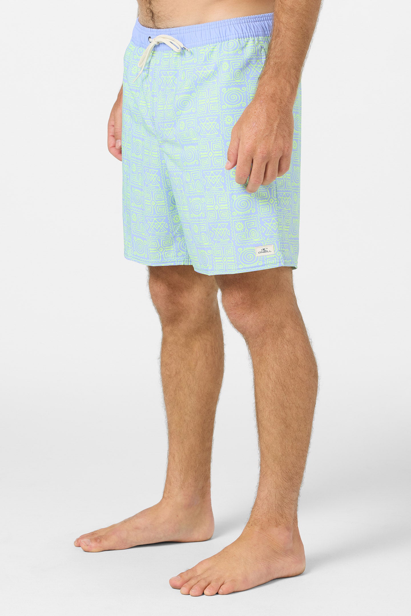 Hermosa Elastic Waist Lined 17 Swim Trunks - Image 3
