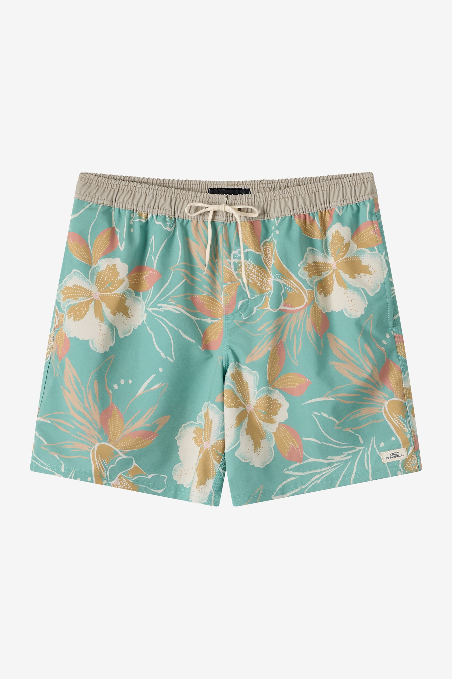 Hermosa Elastic Waist Lined 17 Swim Trunks