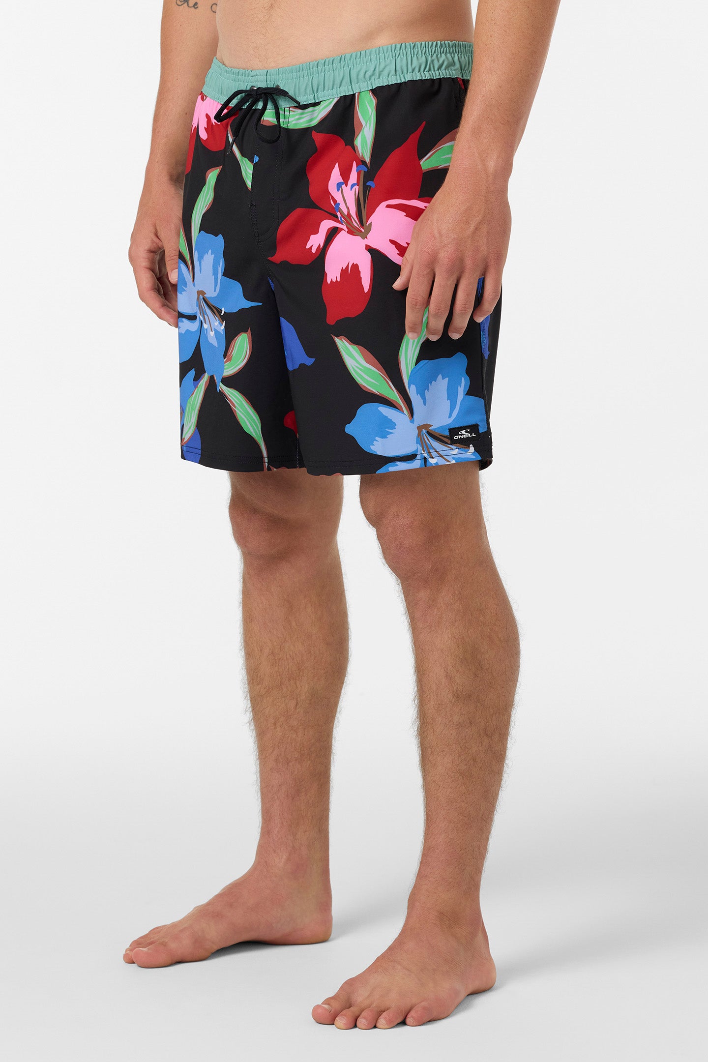 Hermosa Elastic Waist Lined 17 Swim Trunks - Image 3