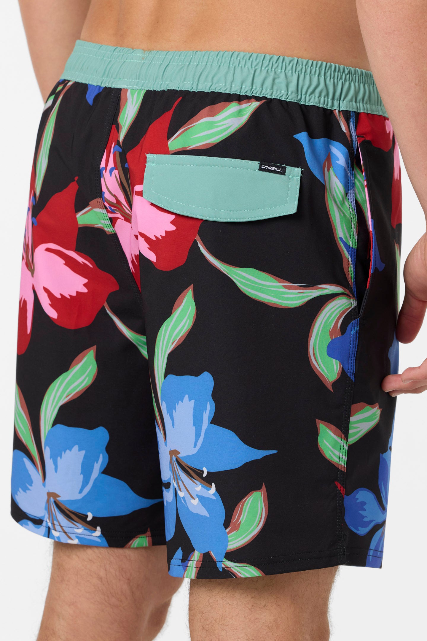Hermosa Elastic Waist Lined 17 Swim Trunks - Image 6