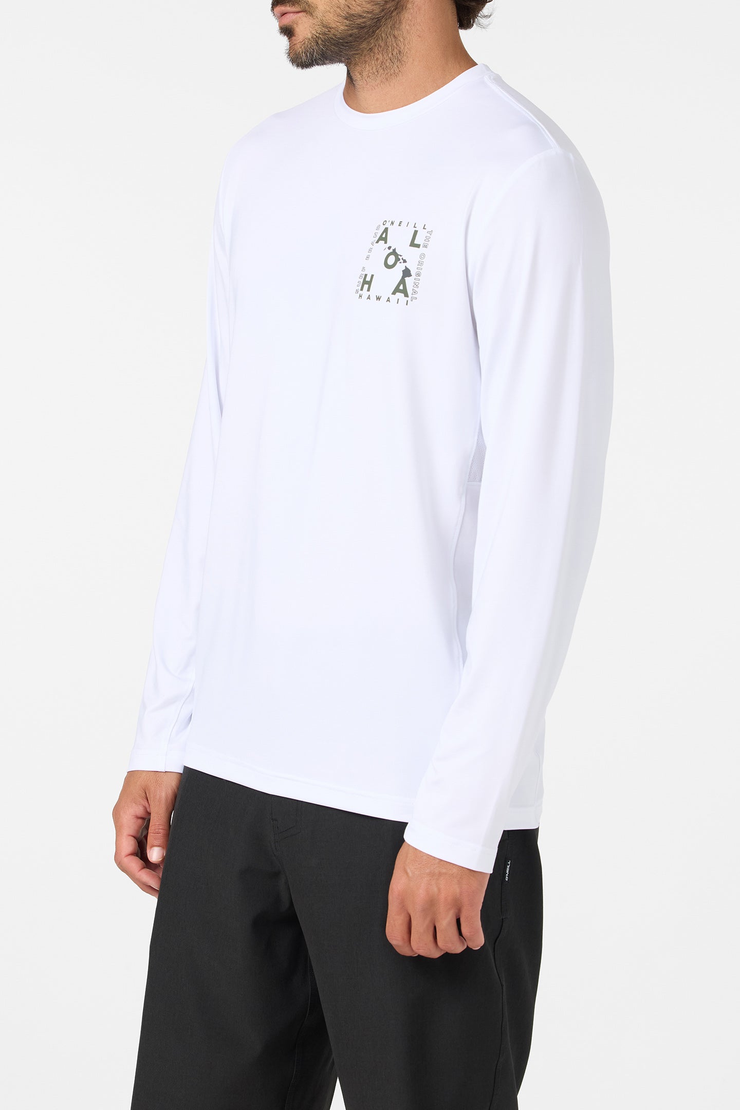 Hawaii Layout UPF Long Sleeve Shirt - Image 3
