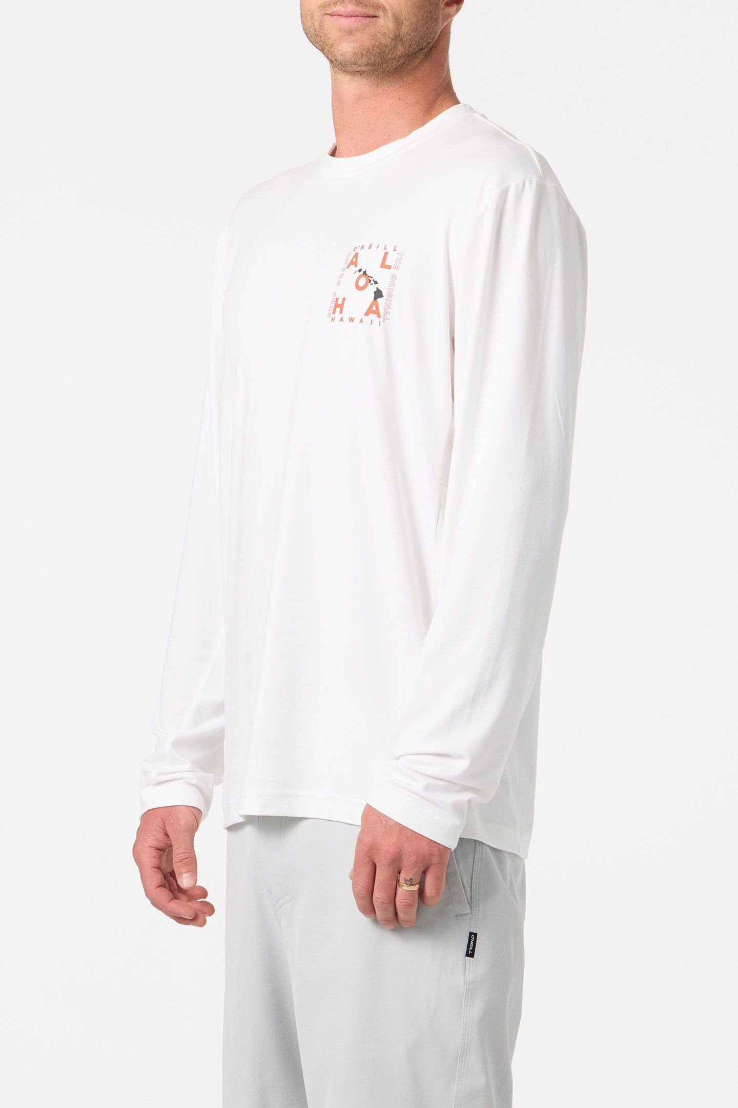 Hawaii Layout UPF Long Sleeve Standard Fit Tee - Image 3