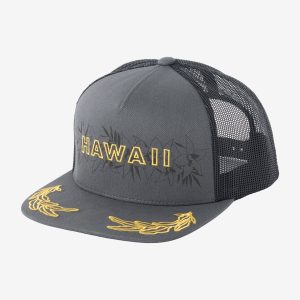 Hawaii Mahalo Flora Trucker Hat