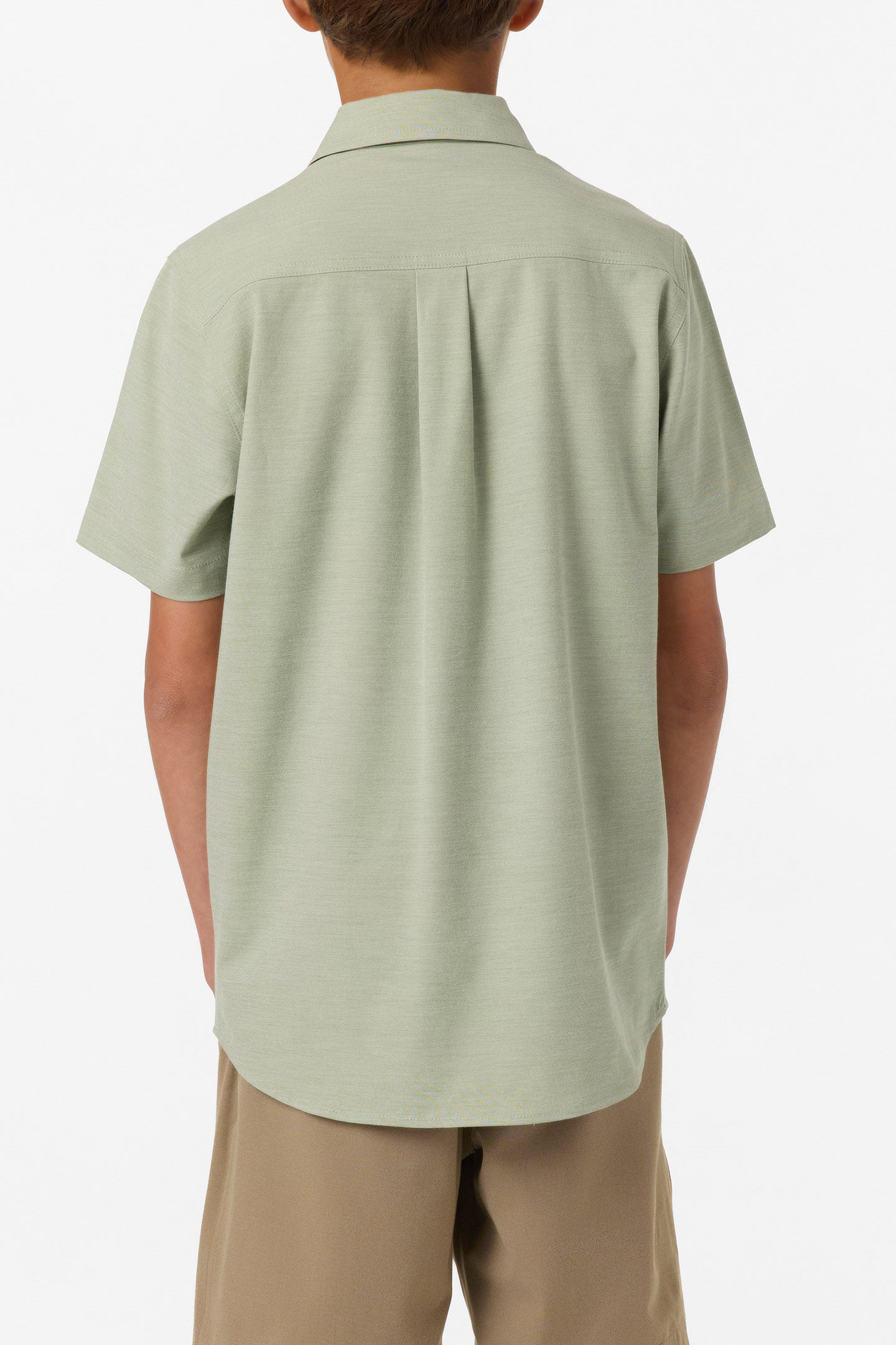 Boy's Light Check Standard Fit Woven Shirt - Image 4
