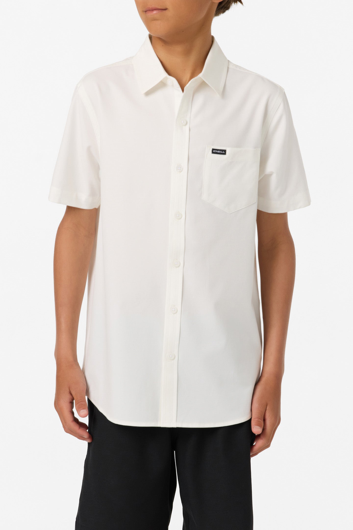 Boy's Light Check Standard Fit Woven Shirt - Image 2