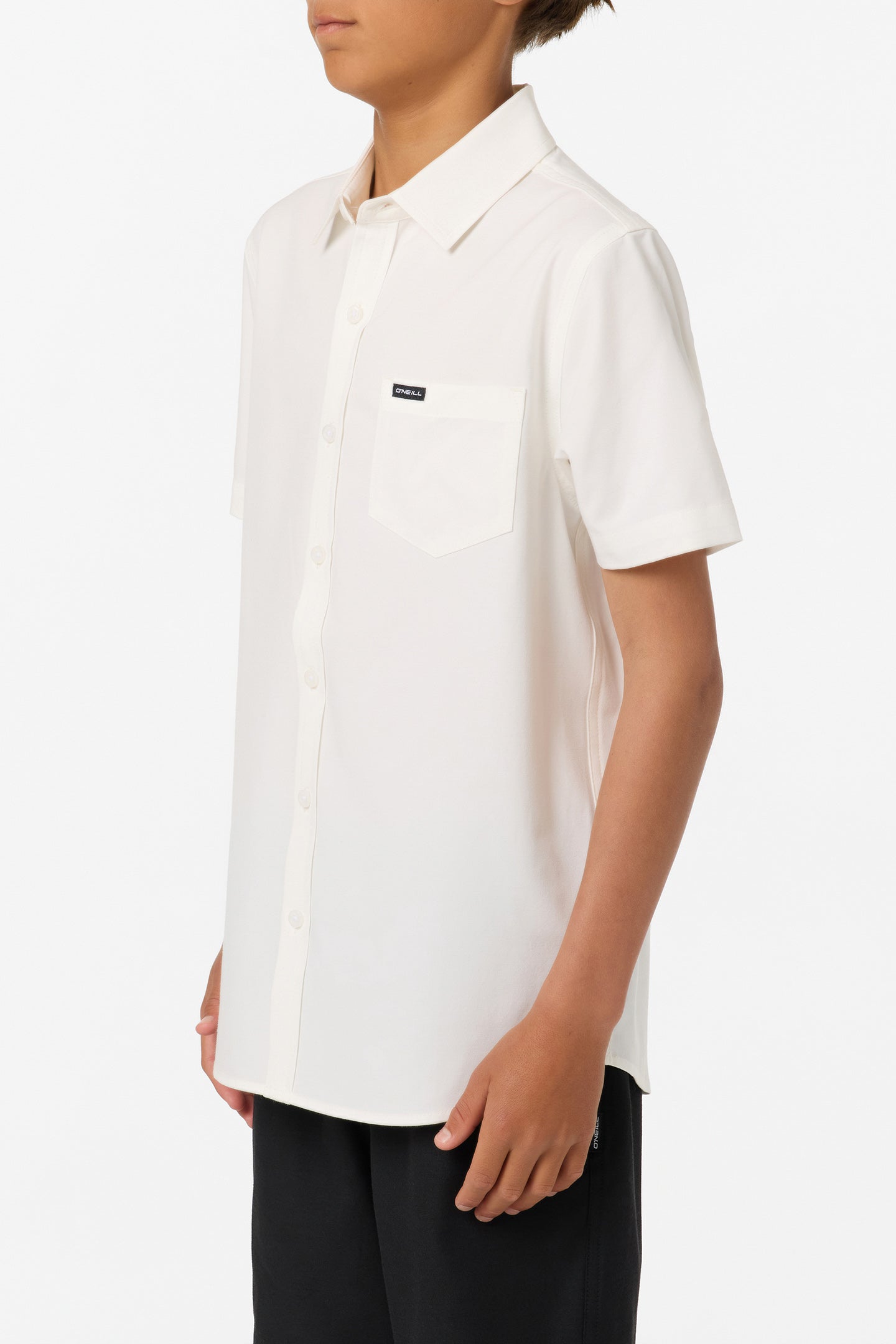 Boy's Light Check Standard Fit Woven Shirt - Image 3