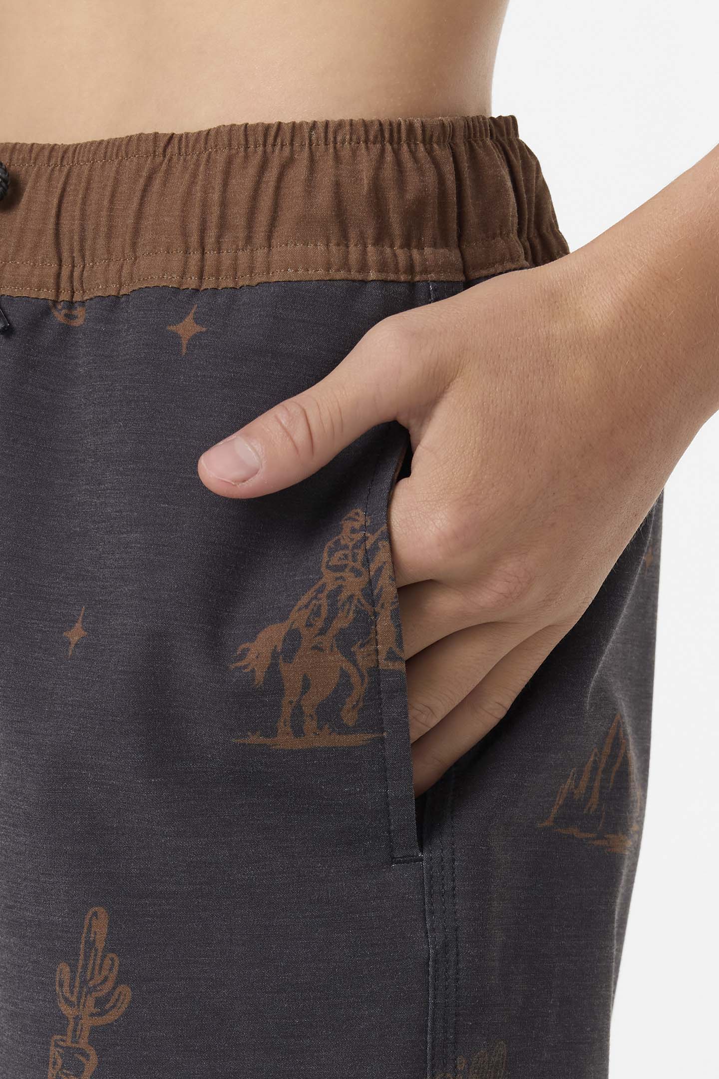 Boy's Hermosa Retro 16 Swim Trunks - Image 5
