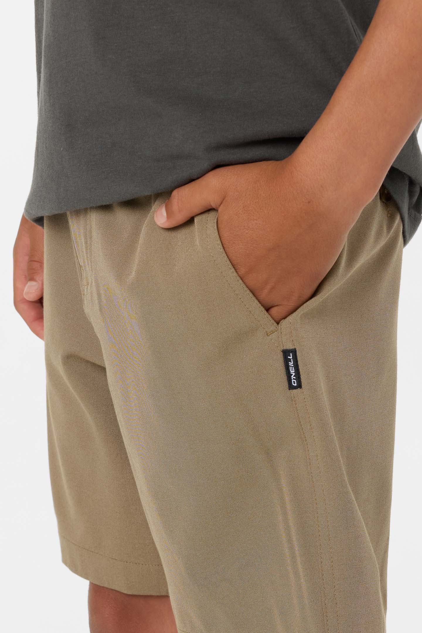 Boy's Reserve Light Check Elastic Waist 16 Hybrid Shorts - Image 5