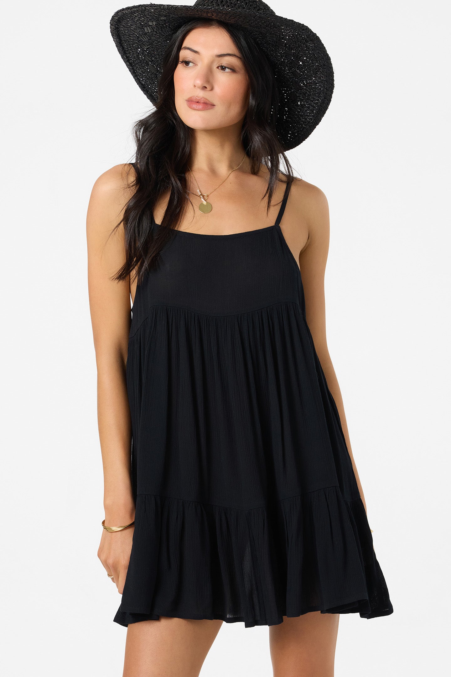 Saltwater Solids Rilee Mini Cover-Up Dress