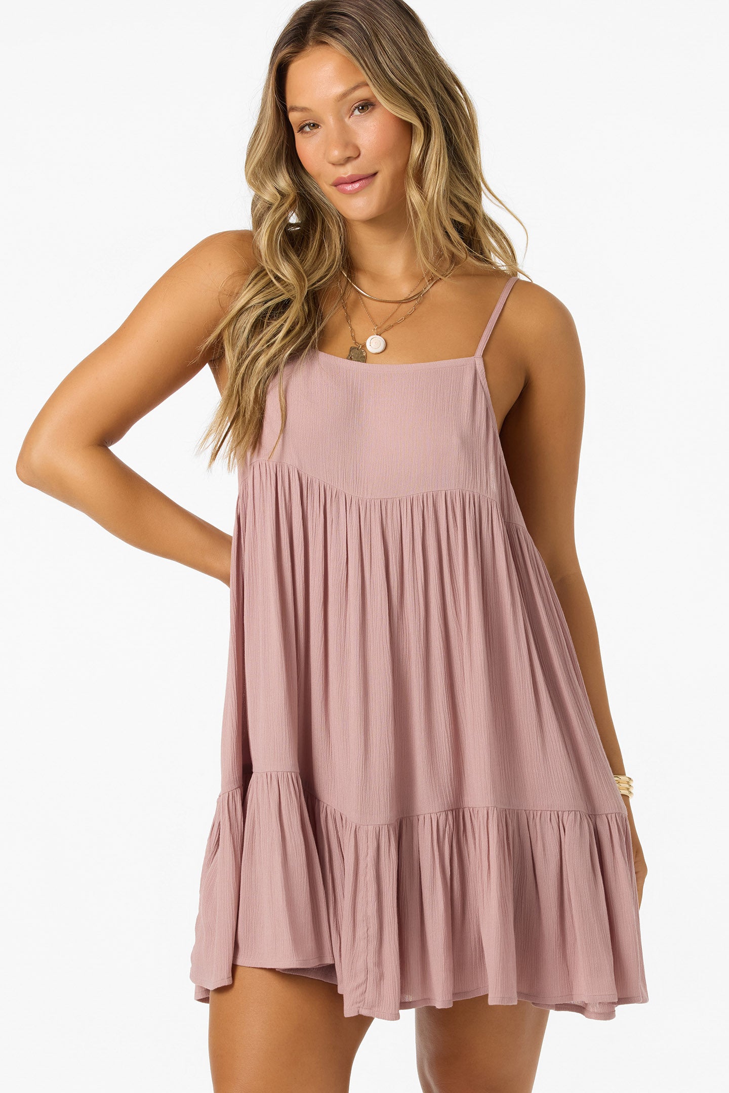 Saltwater Solids Rilee Mini Cover-Up Dress